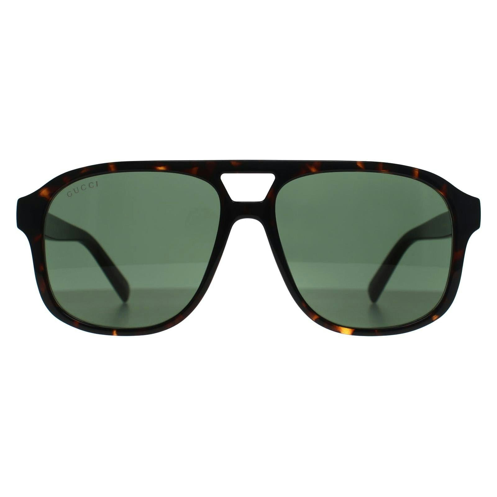 Gucci Dark/Green Sunglasses Gg1856s 002 Havana