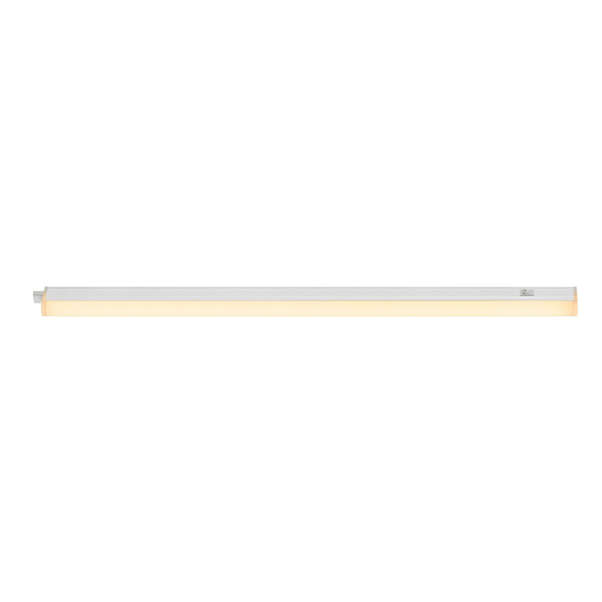 Rackhams Light/White Latona 8W | Batten Fitting | - Plastic - 1