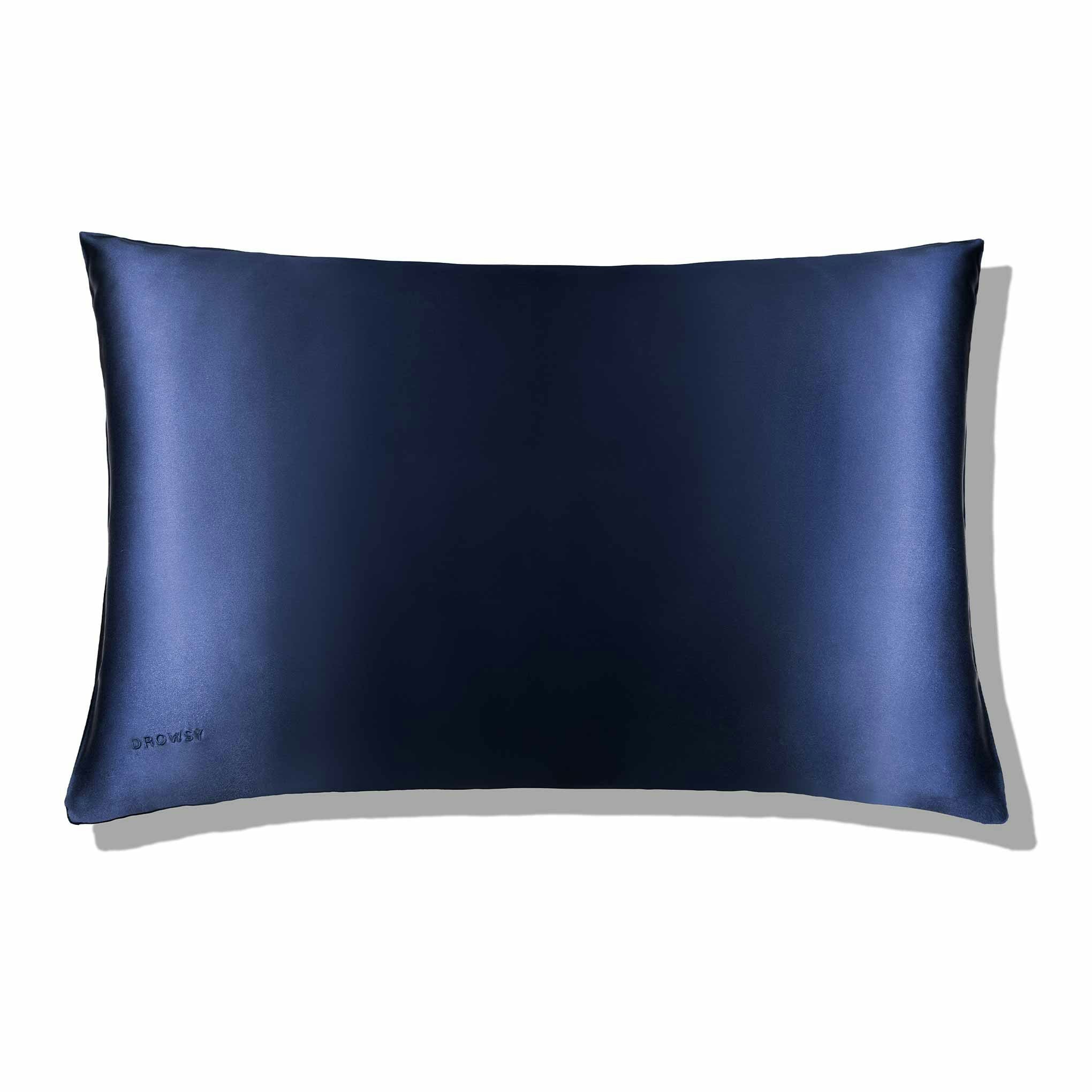 Rackhams Blue Silk Pillowcase - Midnight - 1 Unit