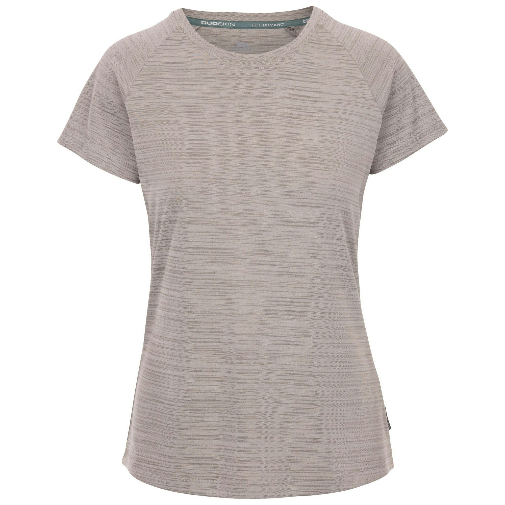 Trespass Women's / Vickland Tp75 Active T-Shirt - Platinum Marl - Xxs - Platinum Marl - 100% Polyester
