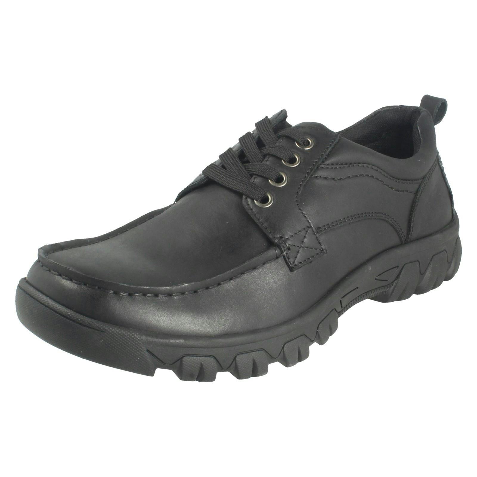 Thomas Blunt Men's Black Lace Up Smart Casual Shoes A2223 - Uk 9