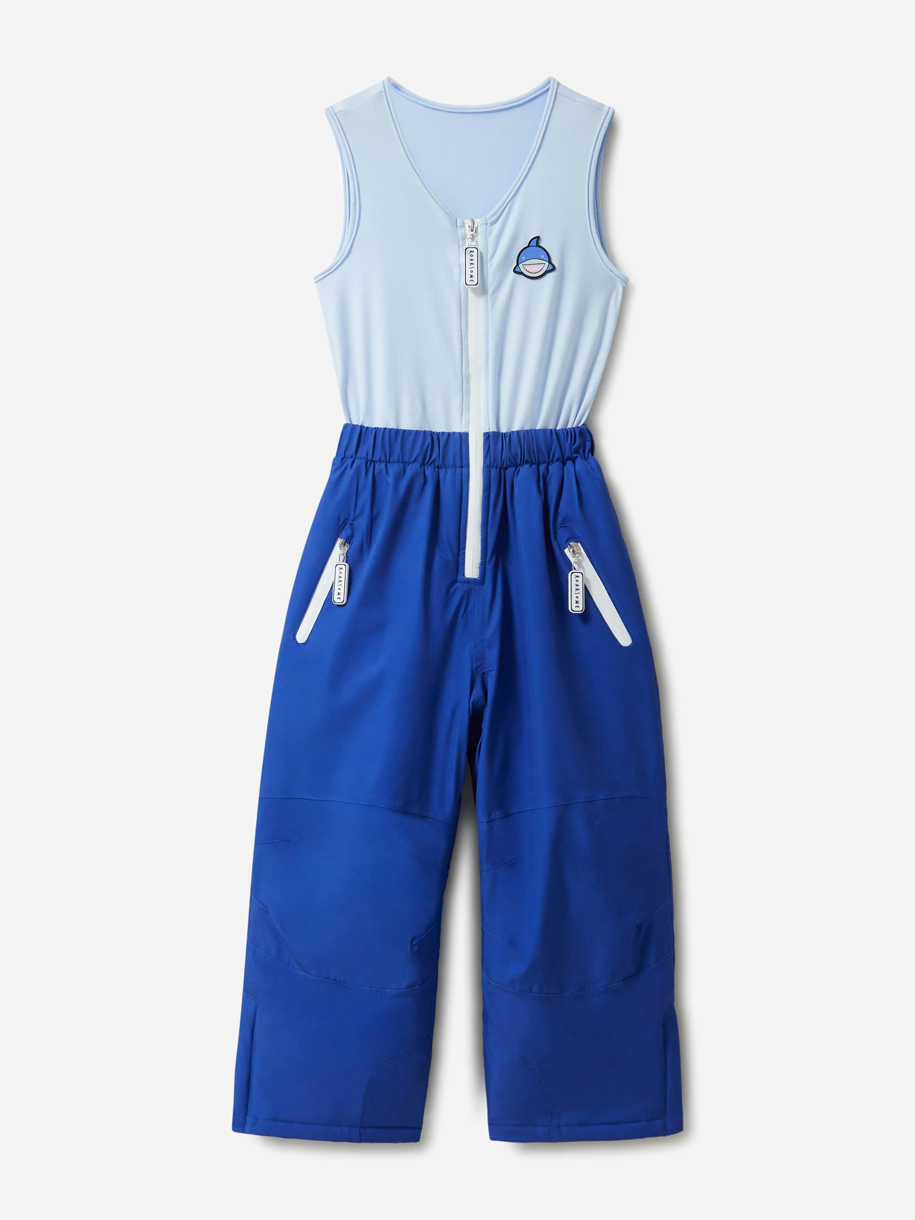 Roarsome Boys Blue Reef The Shark Ski Bottoms In - 8 - 9 Yrs