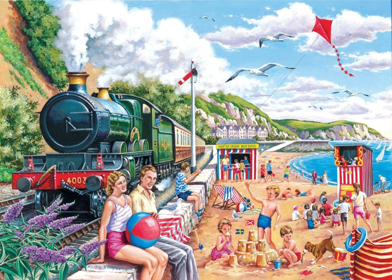 The House Of Puzzles , Seaside Special - Big 250 Piece Jigsaw Puzzle