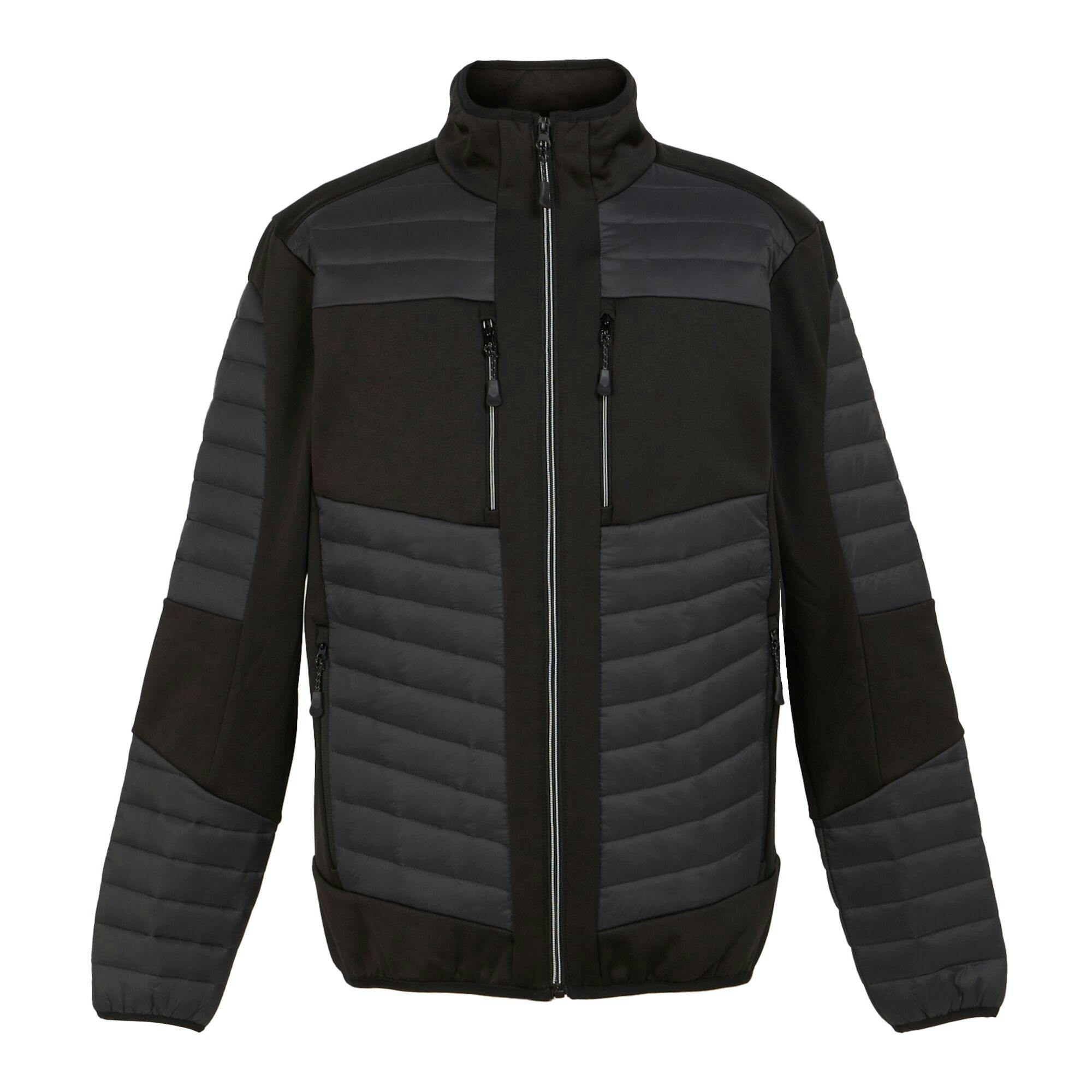 Regatta Men's Black Professional Thermal Hybrid Jacket - Ash/ - 3XL - Ash/ - 100% Mixed