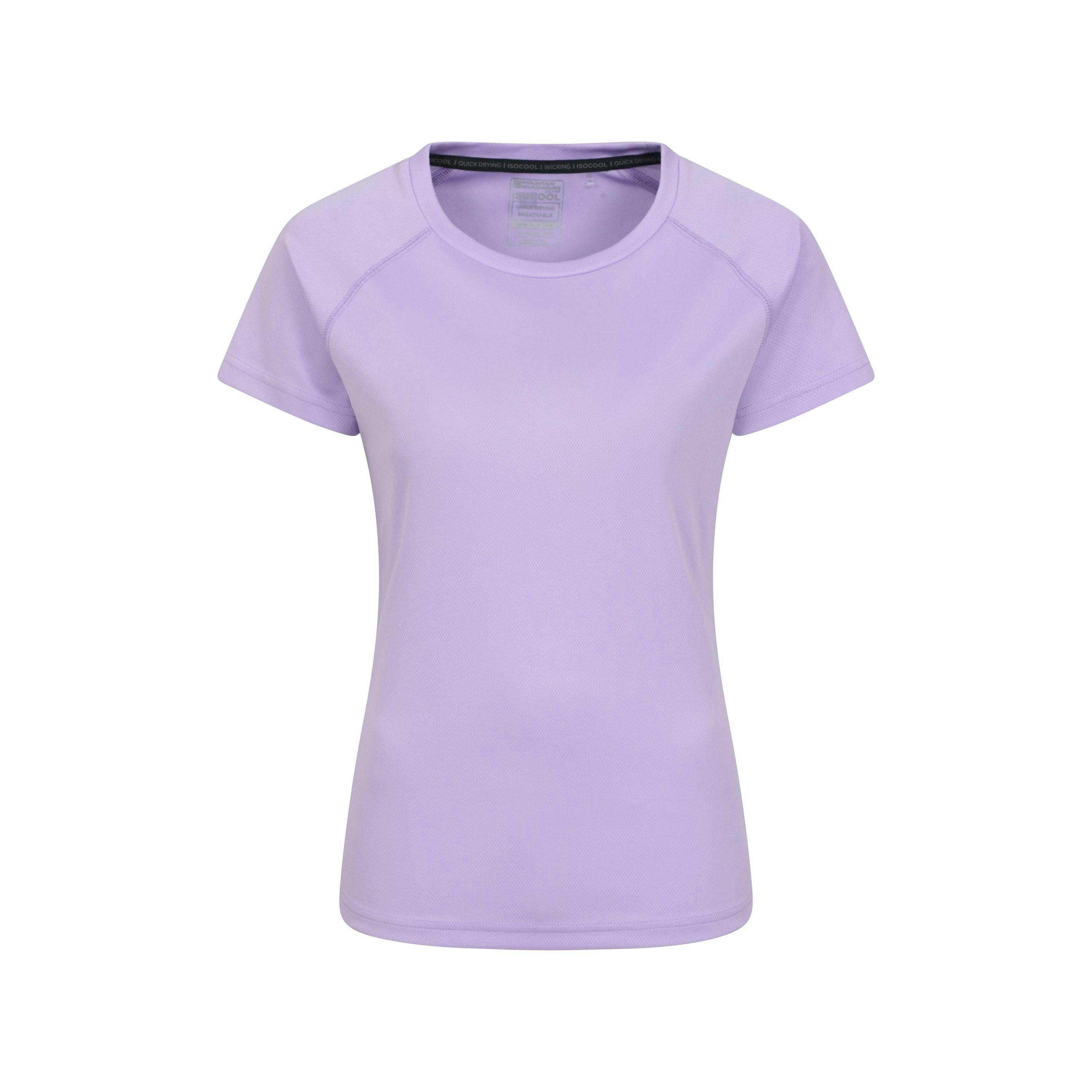 Mountain Warehouse Women's Lilac / Endurance T-Shirt - 18 Uk - 100% Polyester
