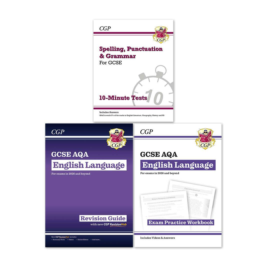 Coordination Group Publications Ltd (Cgp) Cgp Gcse Aqa English Language Bundle: For Exams In 2026 And Beyond (Includes Videos & Answers) 3 Books Set - Paperback - Image 4