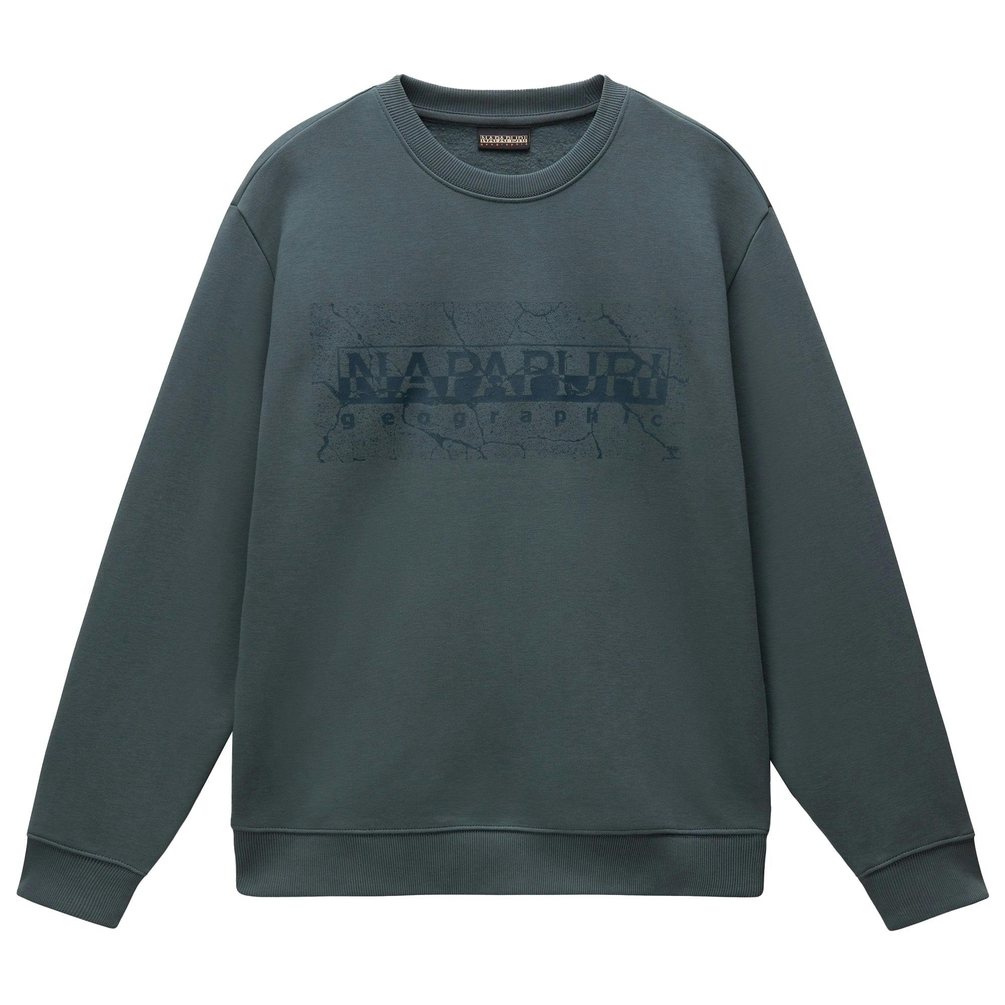 Napapijri Green S-Albula Crew Sweat - Urban - Medium