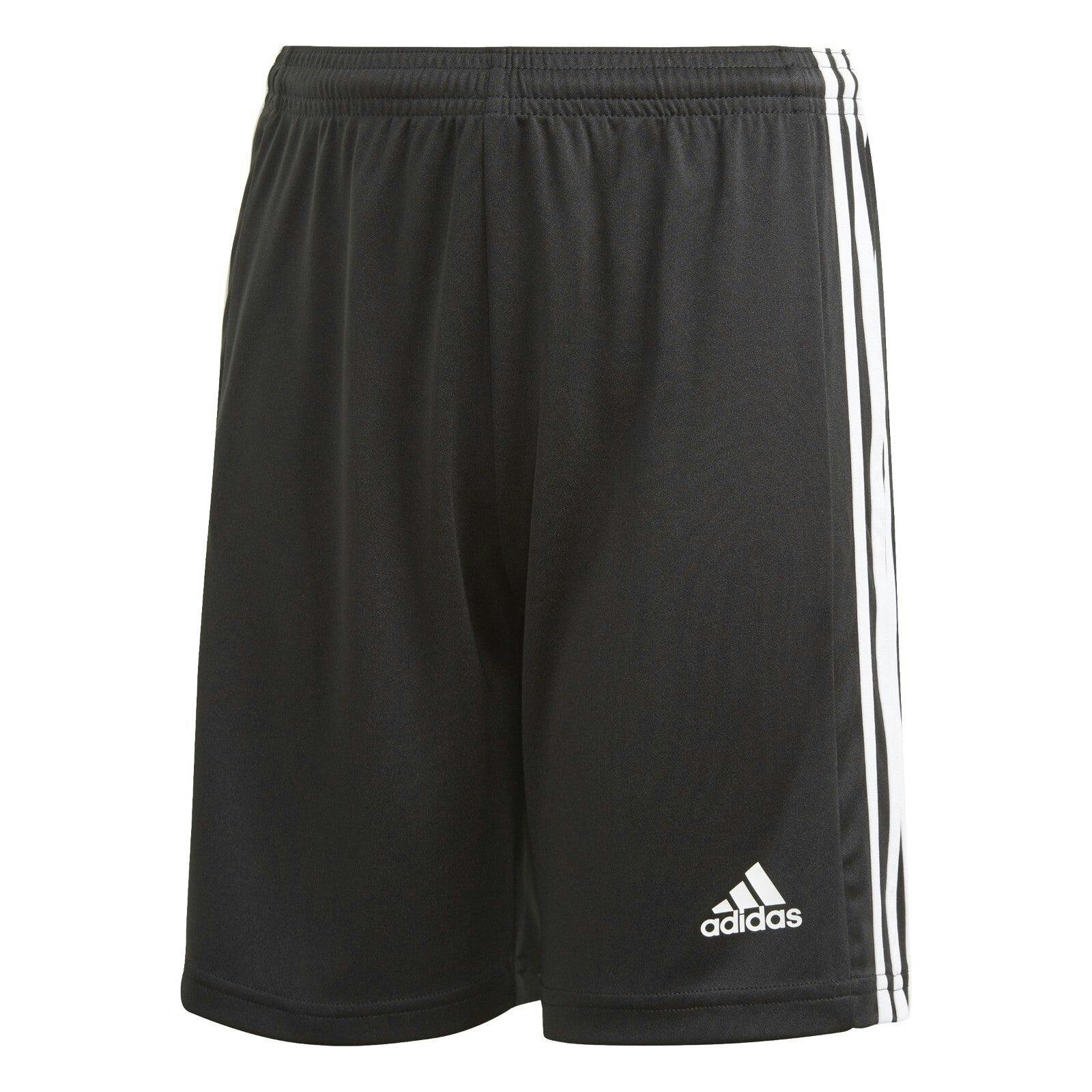 Adidas Boys Black / Girls Squadra 21 3 Stripes Shorts Gn5767 - 116 5-6 Years