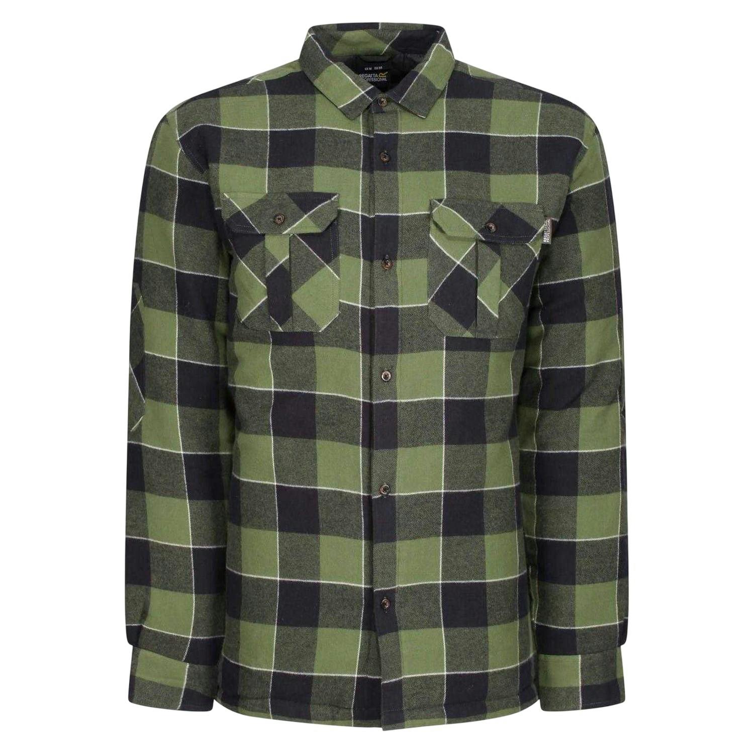 Regatta Men's Green Shelford Plaid Shirt - S - 100% Cotton