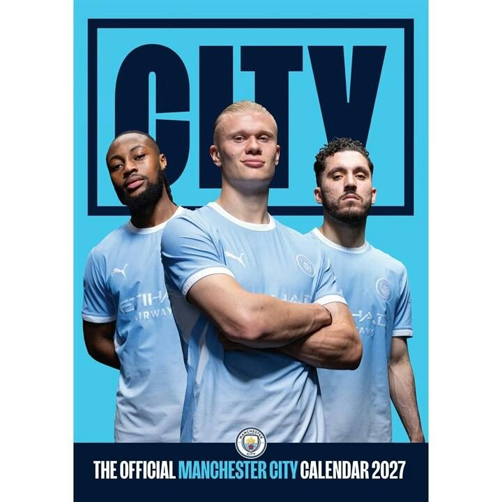 Manchester City FC A3 Calendar 2027, Wall Calendars, Month To View, Sports, Gift - Image 4