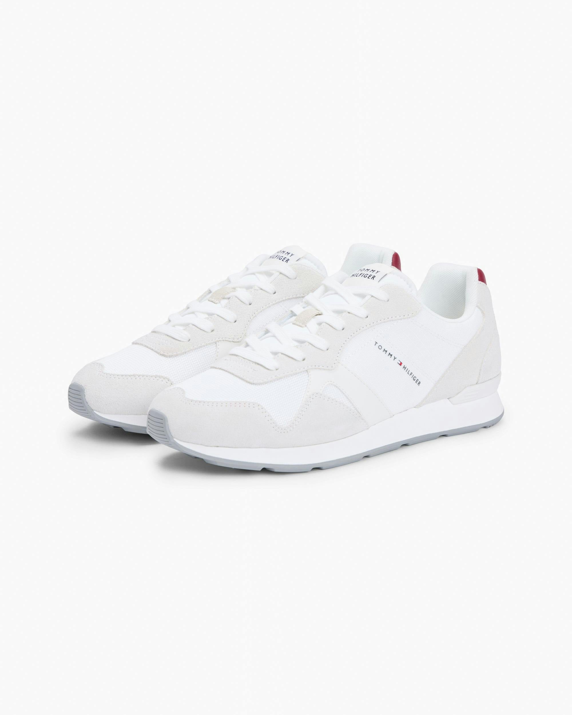 Tommy Hilfiger Men's White Maxlite Mix Trainers - Uk9 Eu43 Us10