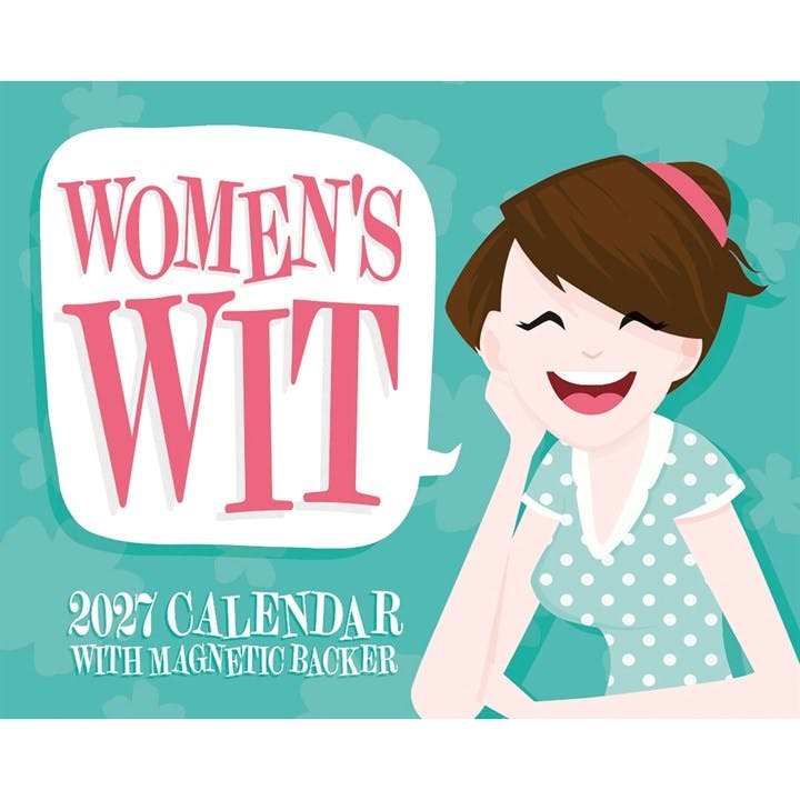 Carousel Calendars, Womens Wit 2027 Desk Calendar - Image 7