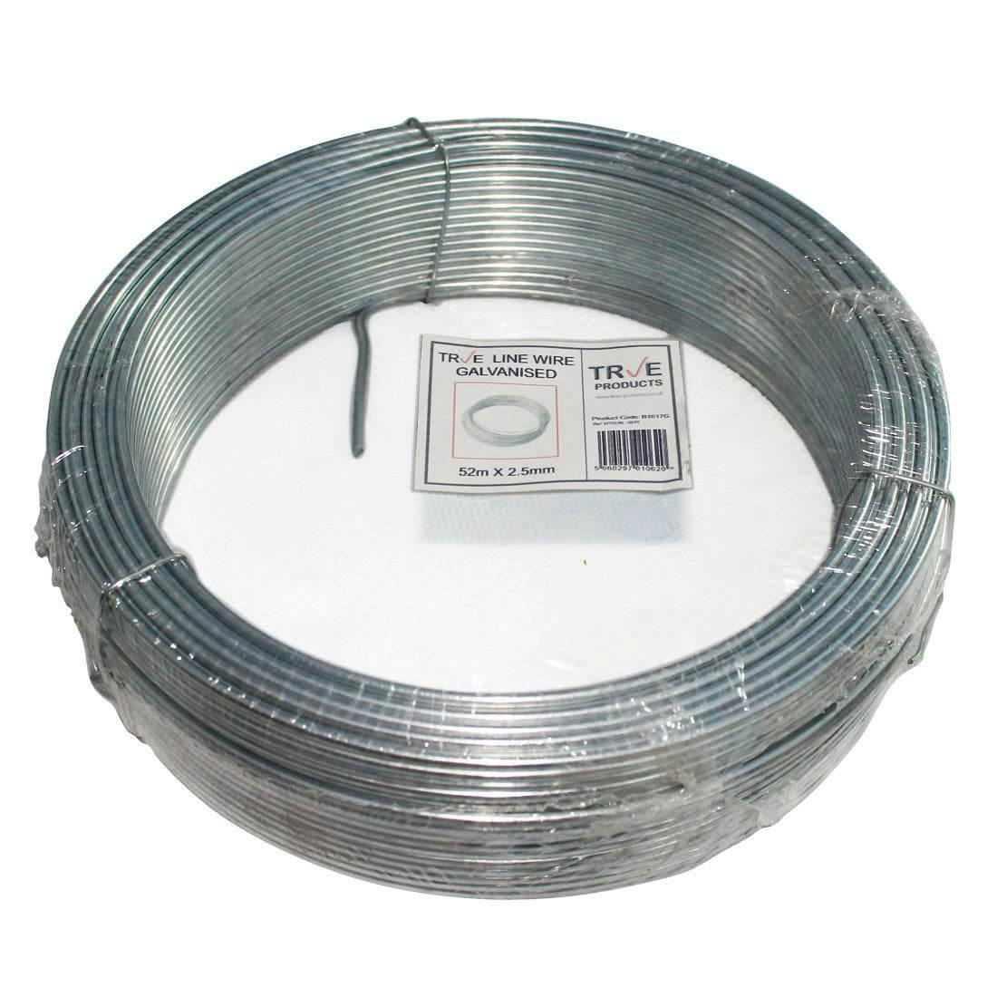 Rackhams Galvanised Line Straining Tension Wire - 52M