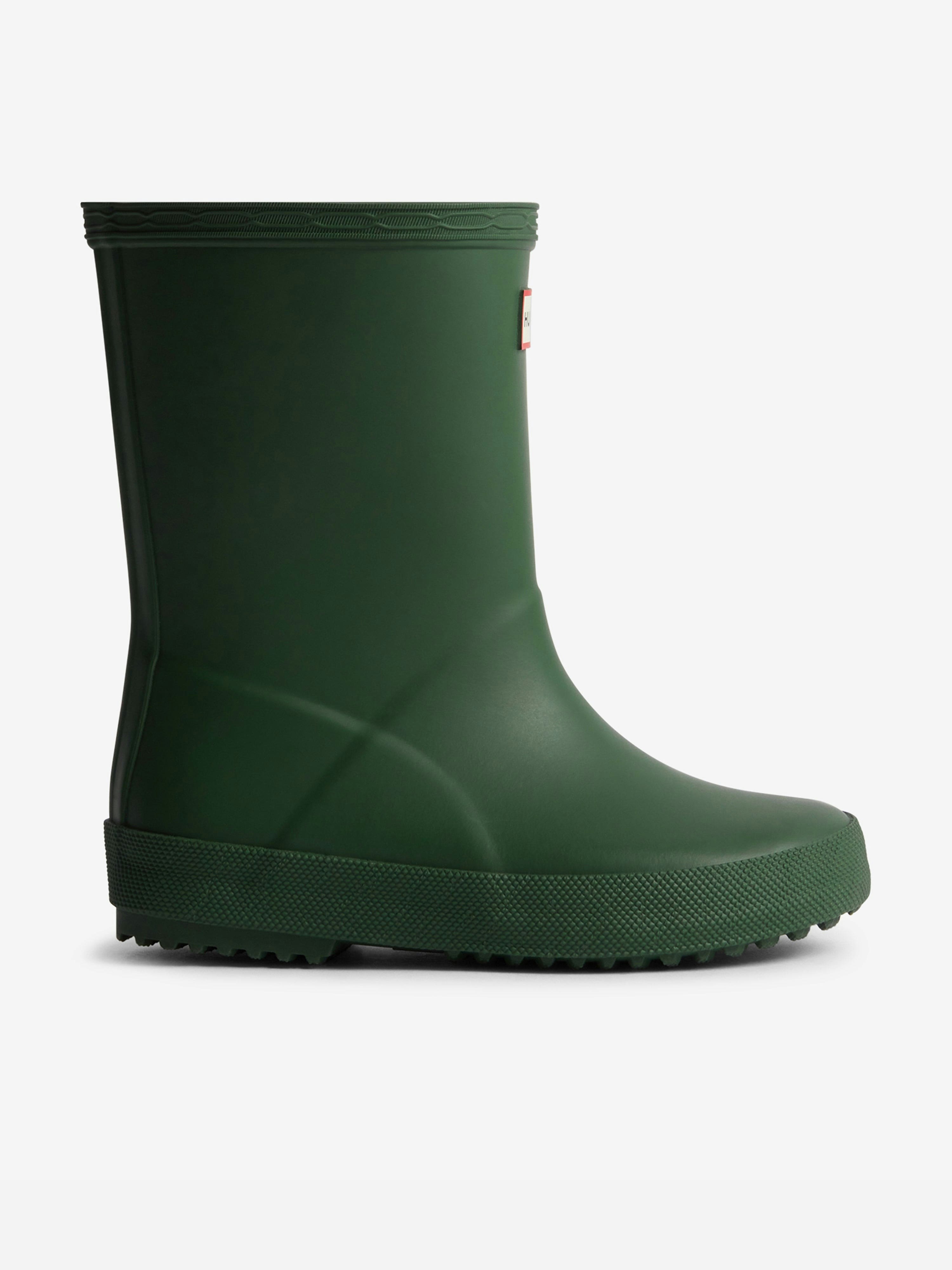 Hunter Unisex Kids Green Kids First Wellington Boots In - Eu 32 Uk 2