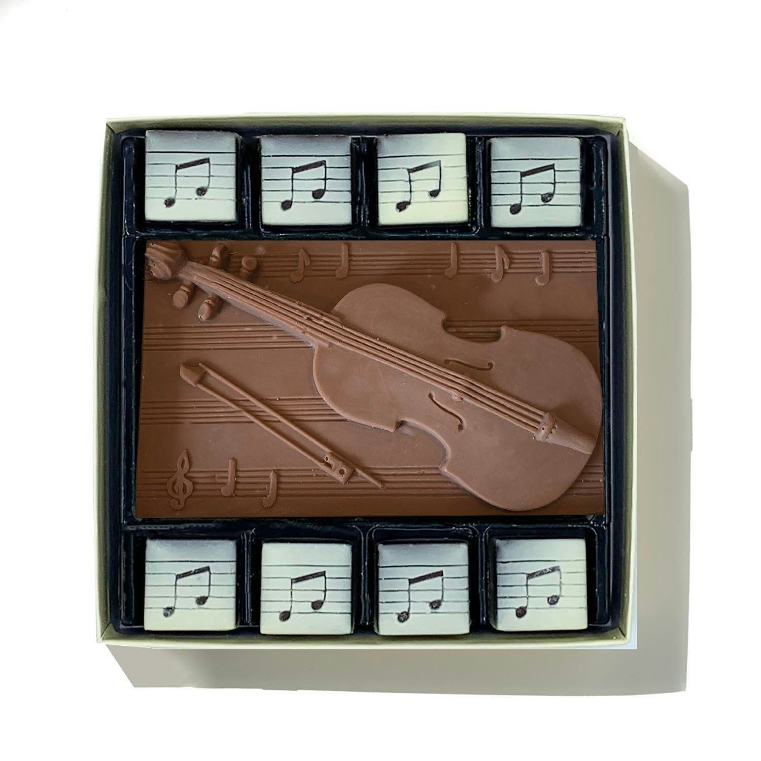 Choc On Choc Dark/White Chocolate Violin