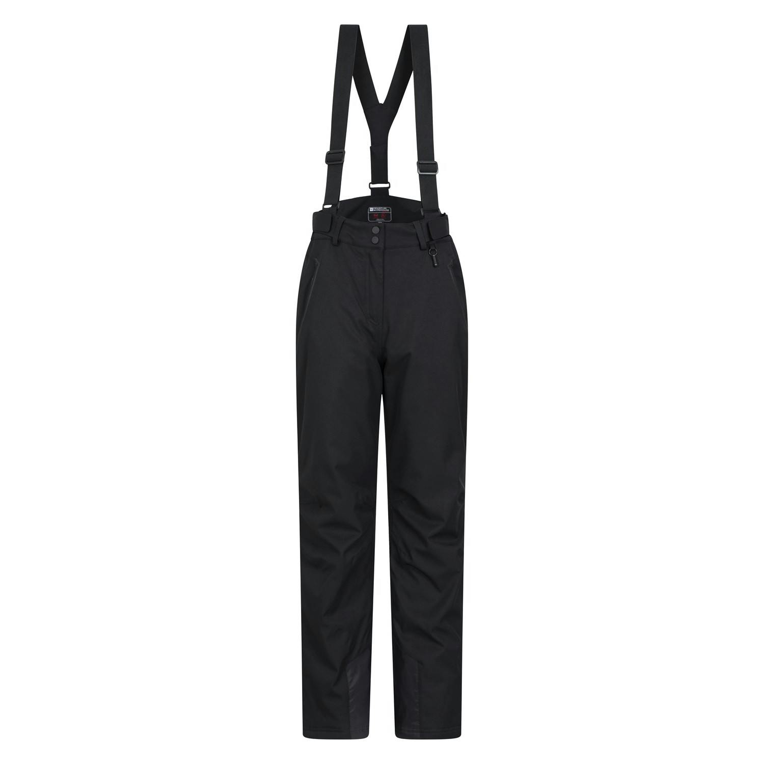 Mountain Warehouse Women's Black Chalet Extreme Waterproof Ski Trousers - 20 Uk - 100% Polyester
