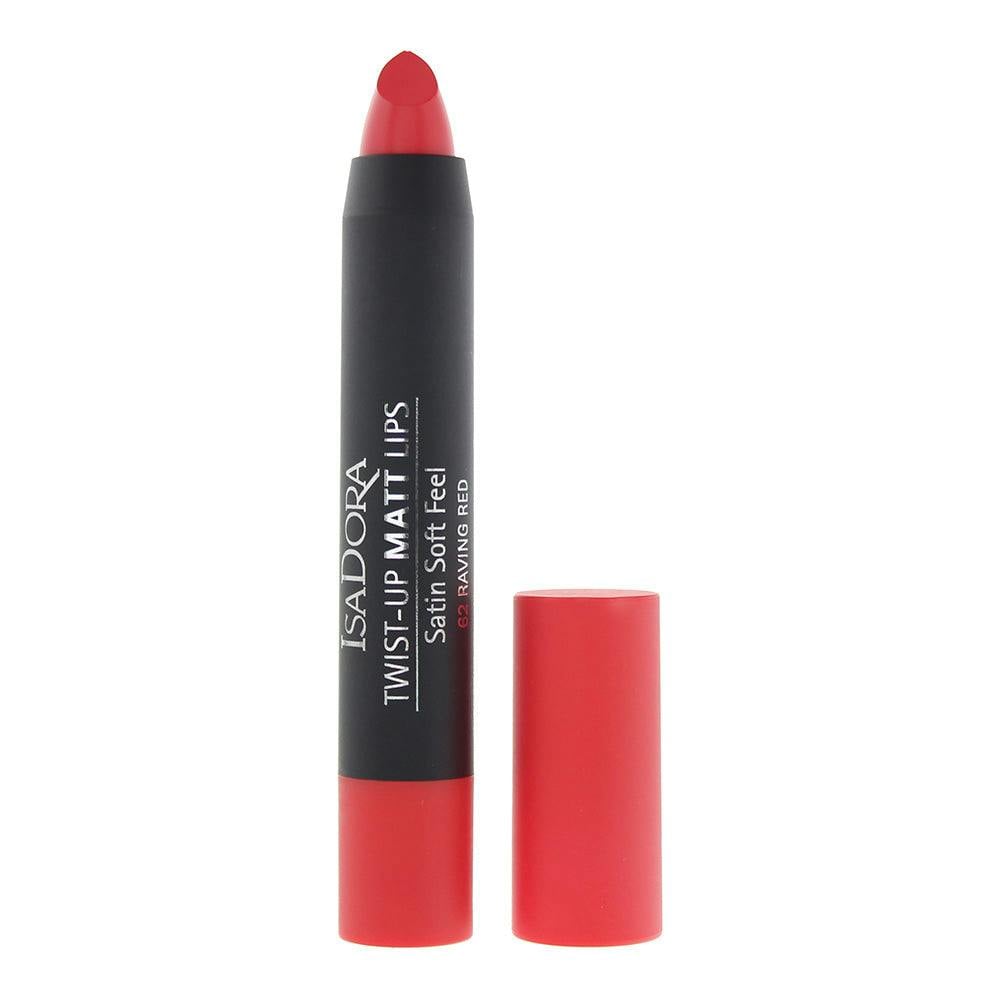 Isadora Twist-Up Matte Lipstick 62 Raving Red - Image 7