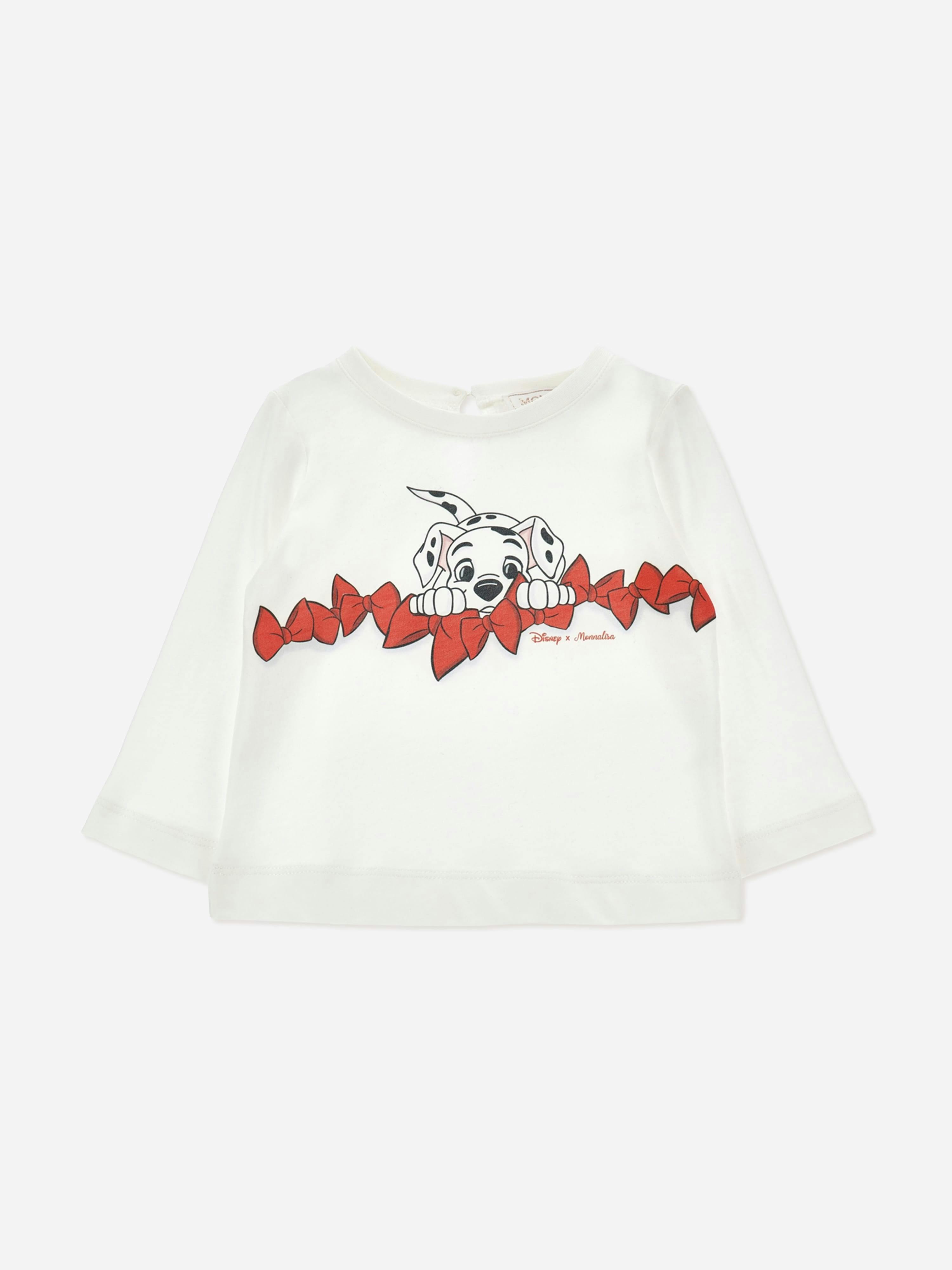 Monnalisa Women's Ivory Baby Girls Disney 101 Dalmations T-Shirt In - 3 Yrs