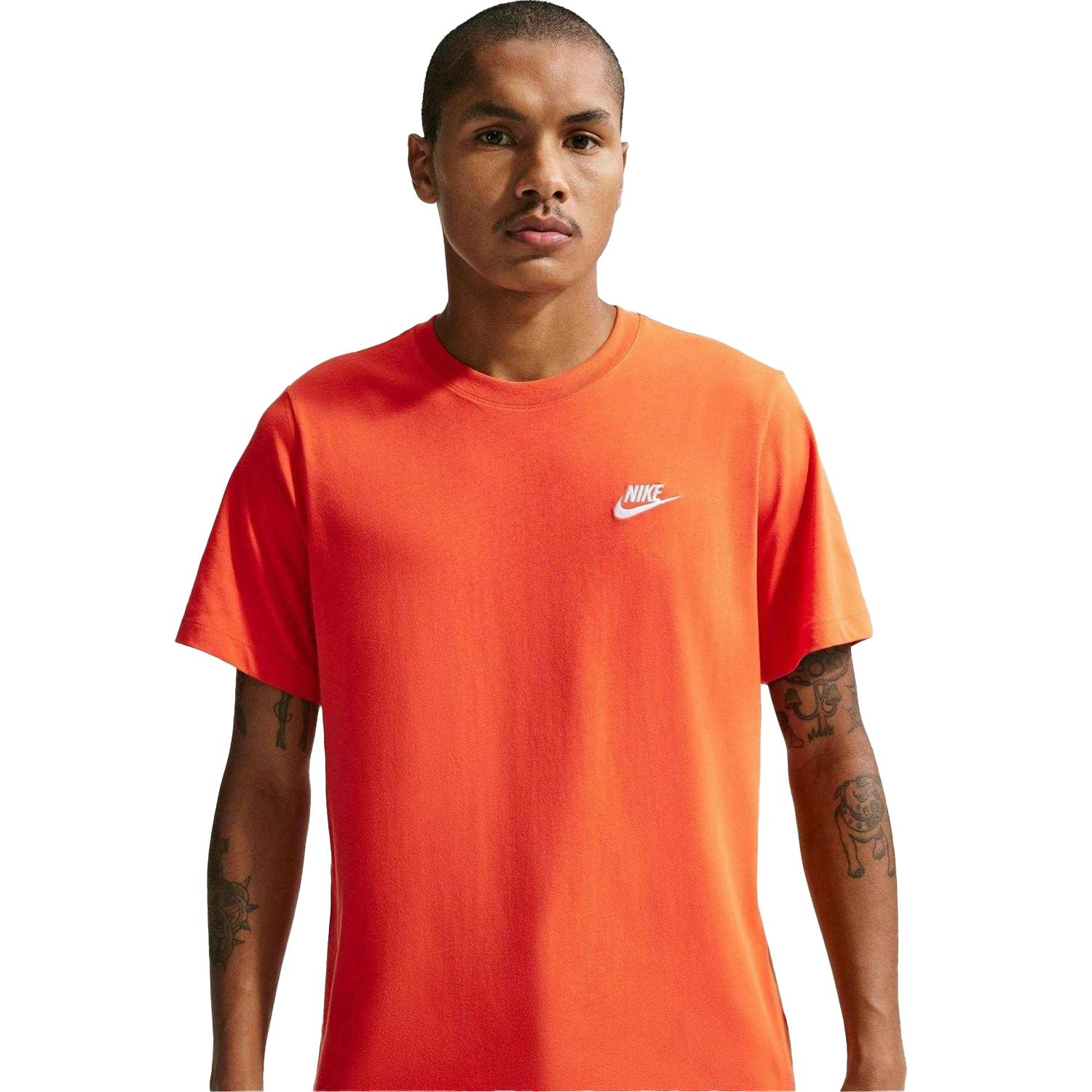 Nike Men's Orange Club T-Shirt - S - 100% Cotton