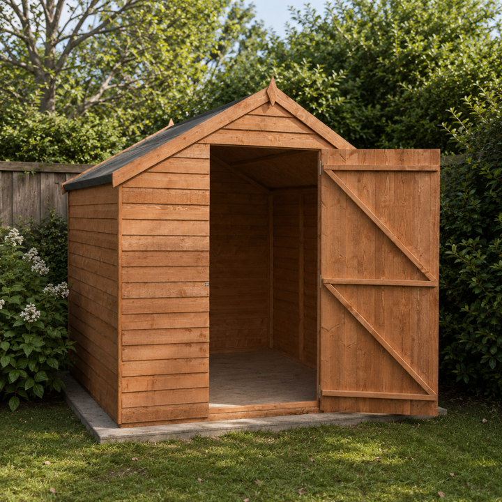 Rackhams Green Overlap 7X5 Economy Storage Shed