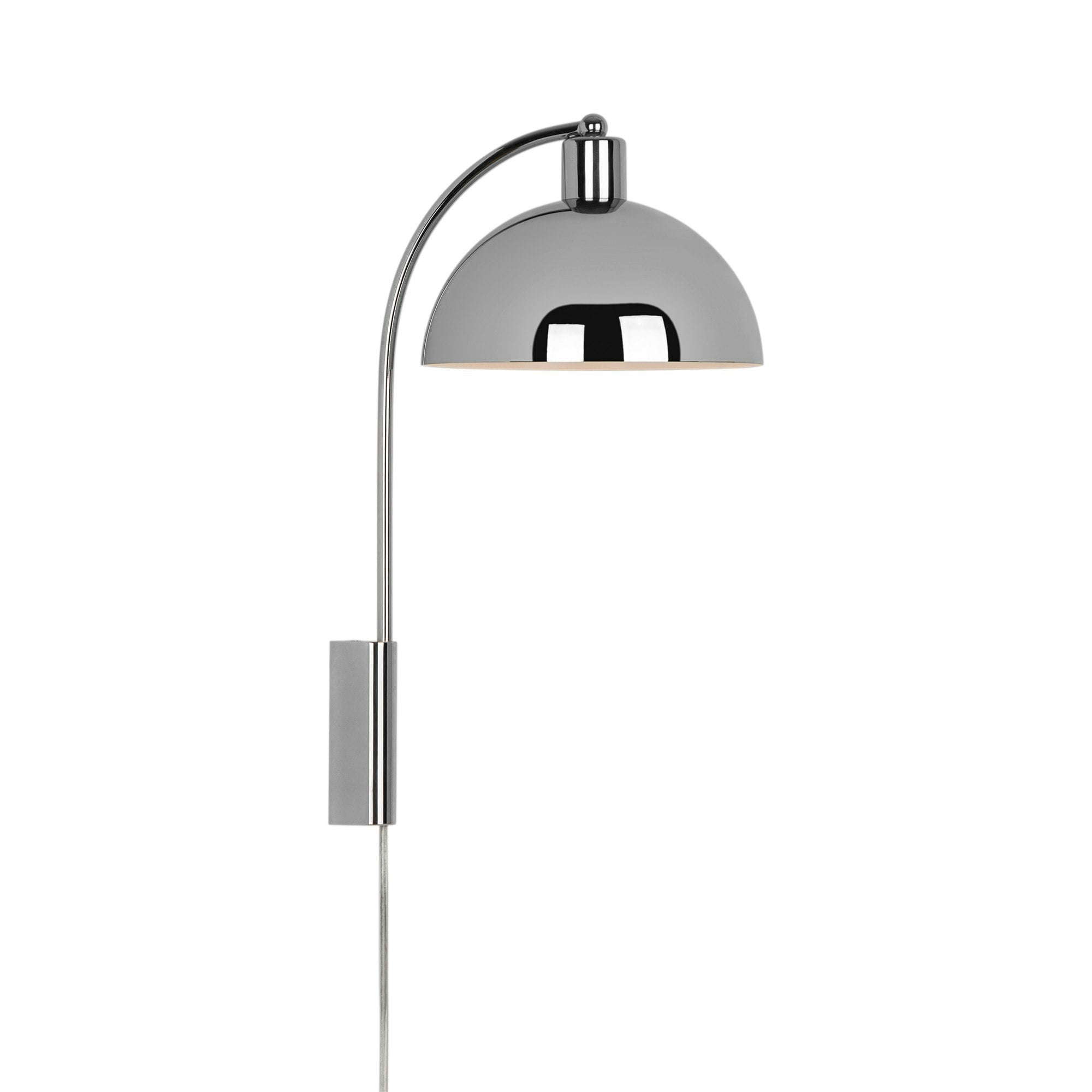 B&Q -  Ellen Metal Wall Light  Silver,plug In Or Mains - Image 5