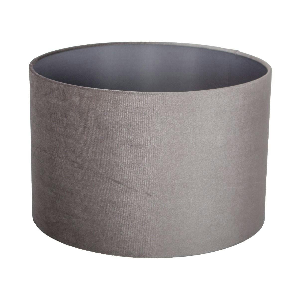 Rackhams Grey Lux 35Cm Velvet Shade