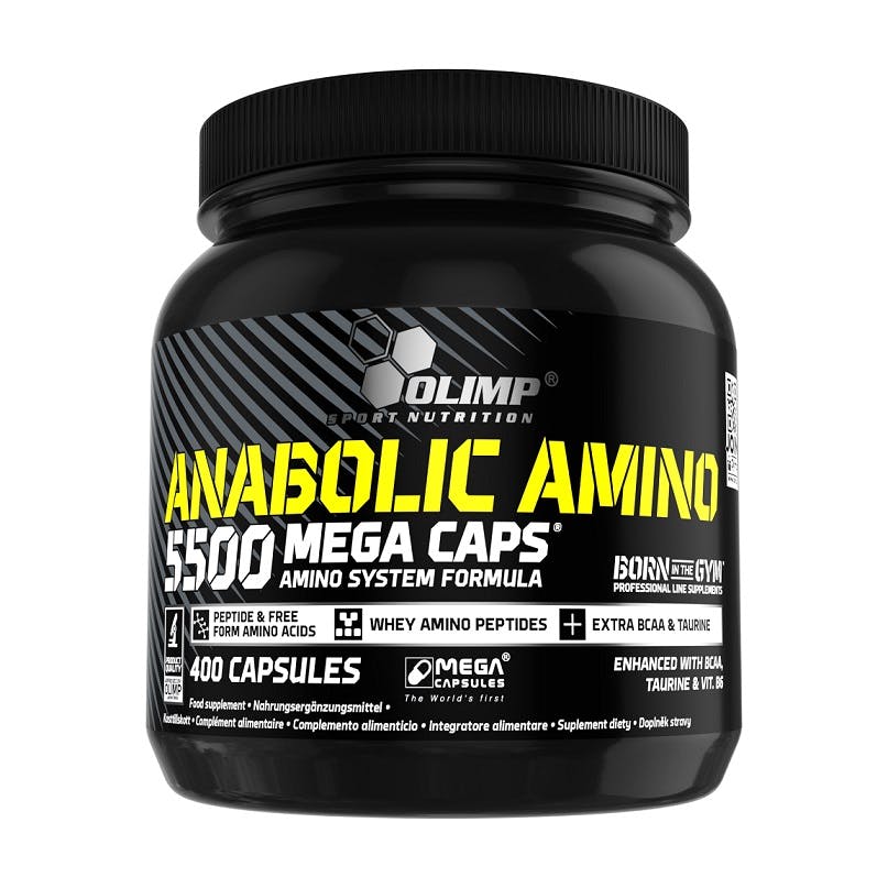 Olimp Nutrition Anabolic Amino 5500, Mega Caps - 400 Caps - Image 4