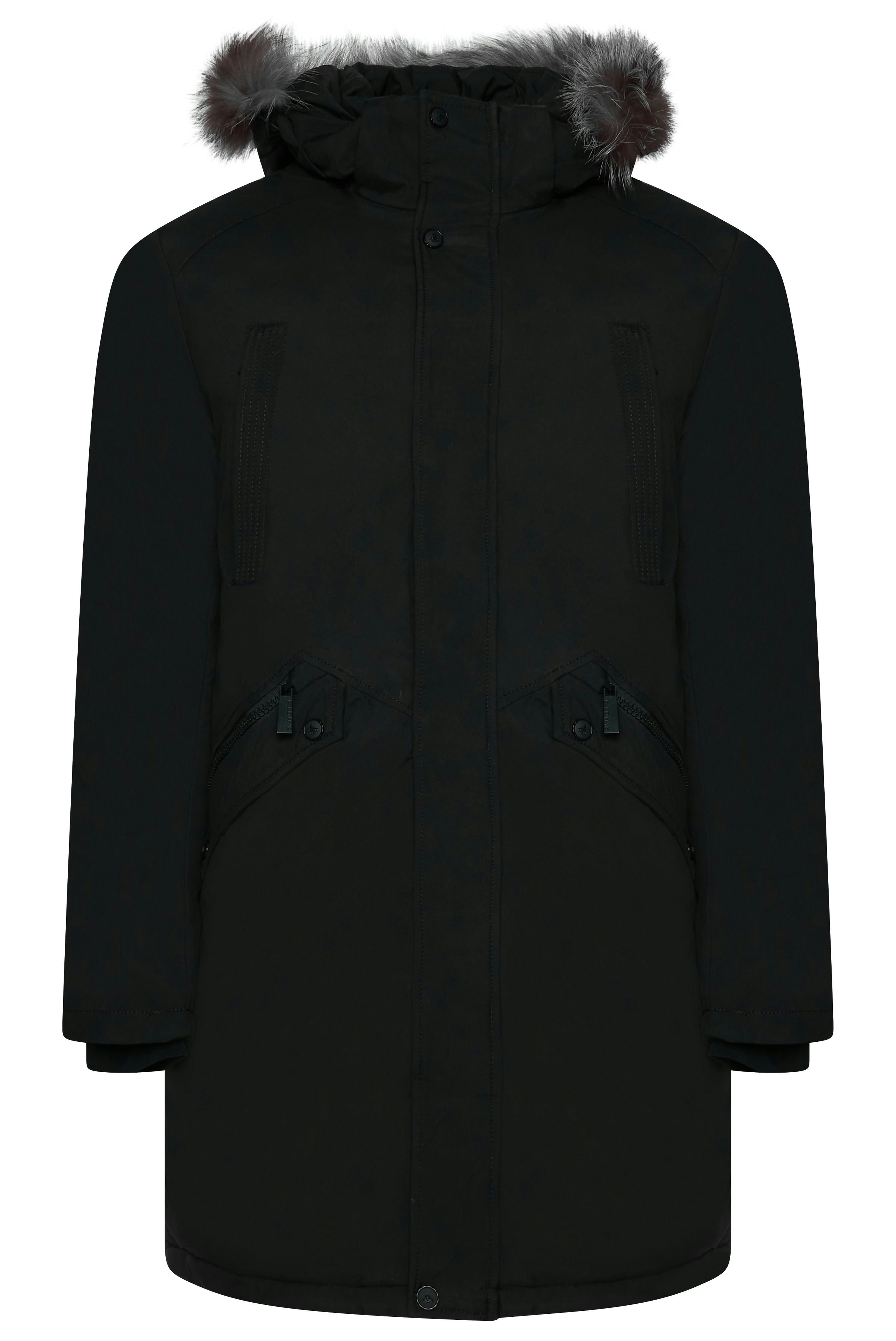 R.lonyr Black Mo Hooded Puffer Jacket - Xl
