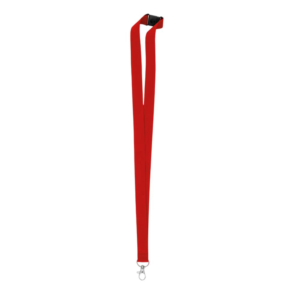 Midocean Red Pany Hook Metal Lanyard - One Size - 100% Mixed