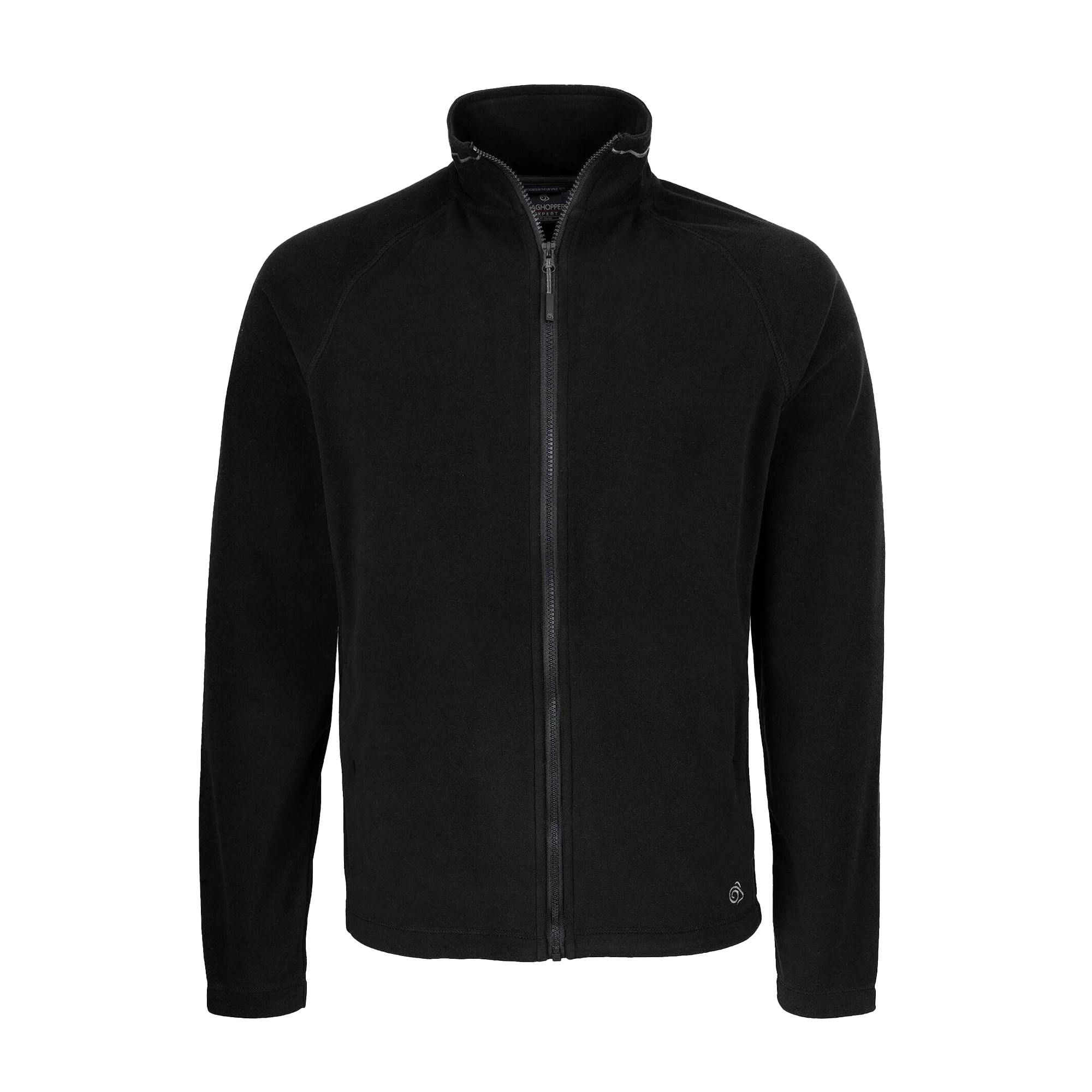 Craghoppers Men's Black Expert Corey 200 Fleece Jacket - Xl - 100% Recycled Polyester