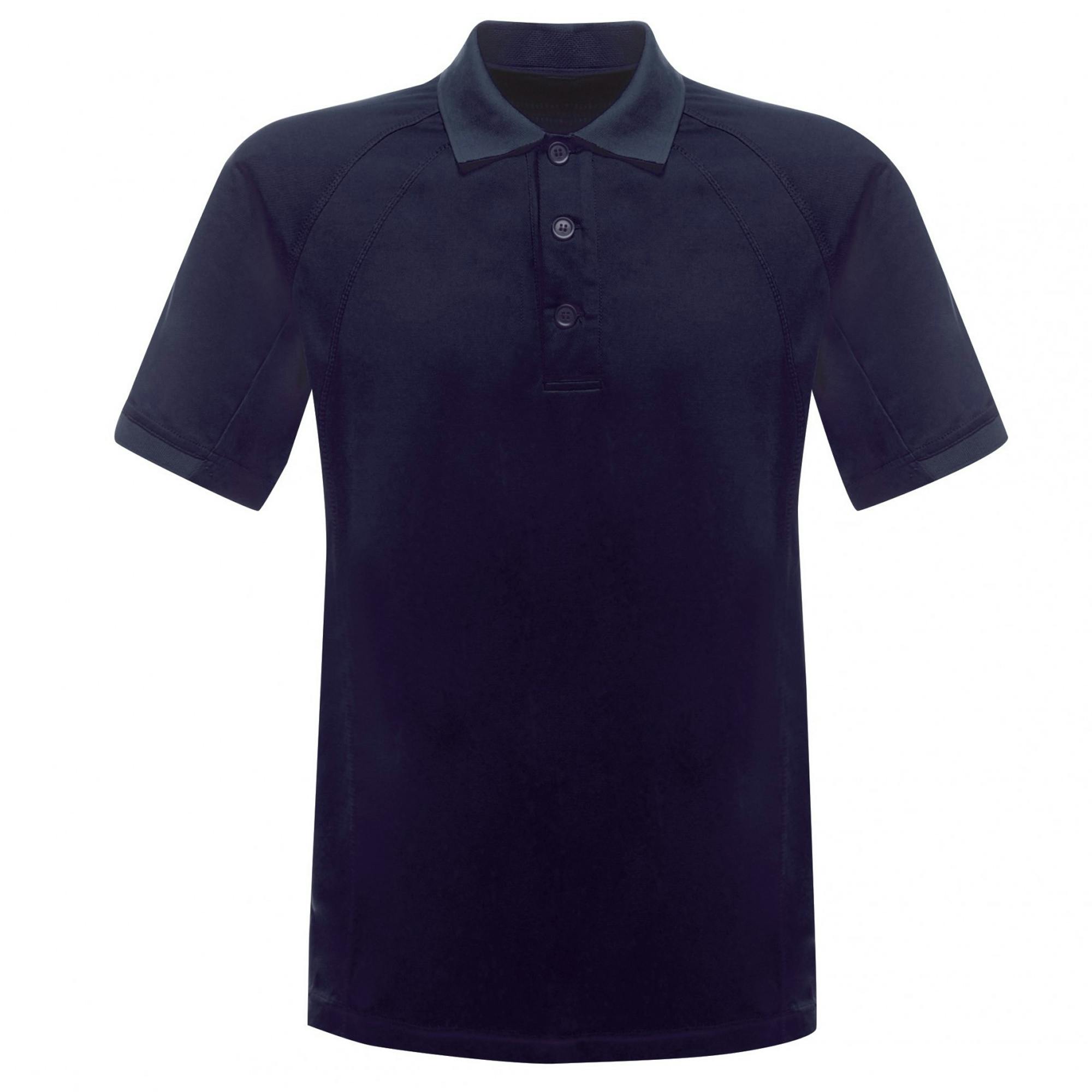 Regatta Men's Hardwear Coolweave Short Sleeve Polo Shirt - Navy - M - Navy - 100% Polyester