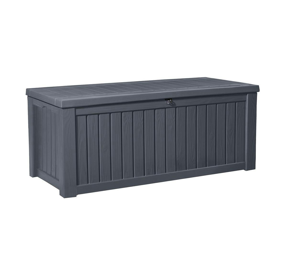 Keter Anthracite Rockwood Xl Storage Box 625L - Image 2