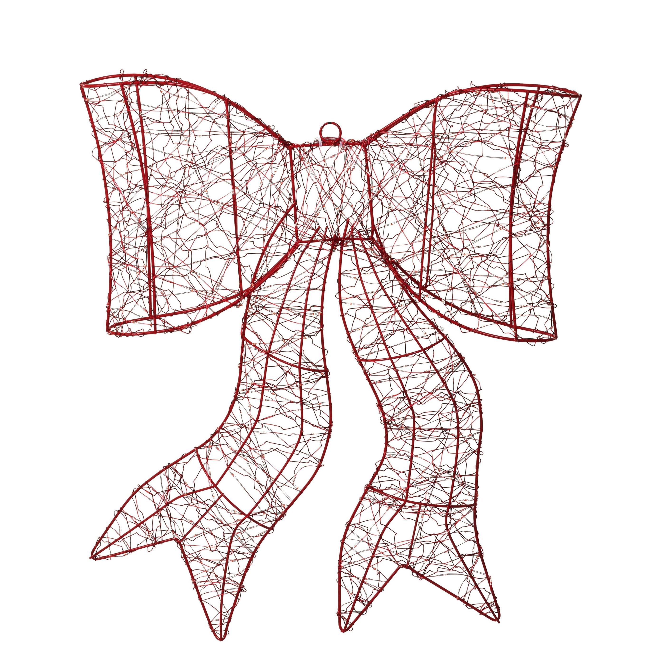 Rackhams Red 960 Led Galaxy Bow 60Cm Lv