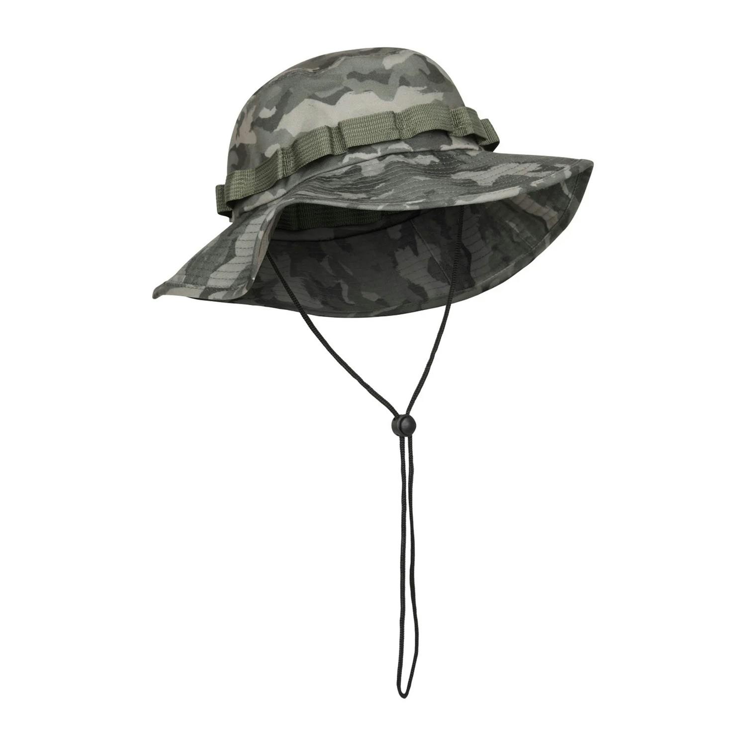 Mountain Warehouse Men's Light Camouflage Wide Brim Hat - Khaki Camo - M - Khaki Camo - 100% Polyester
