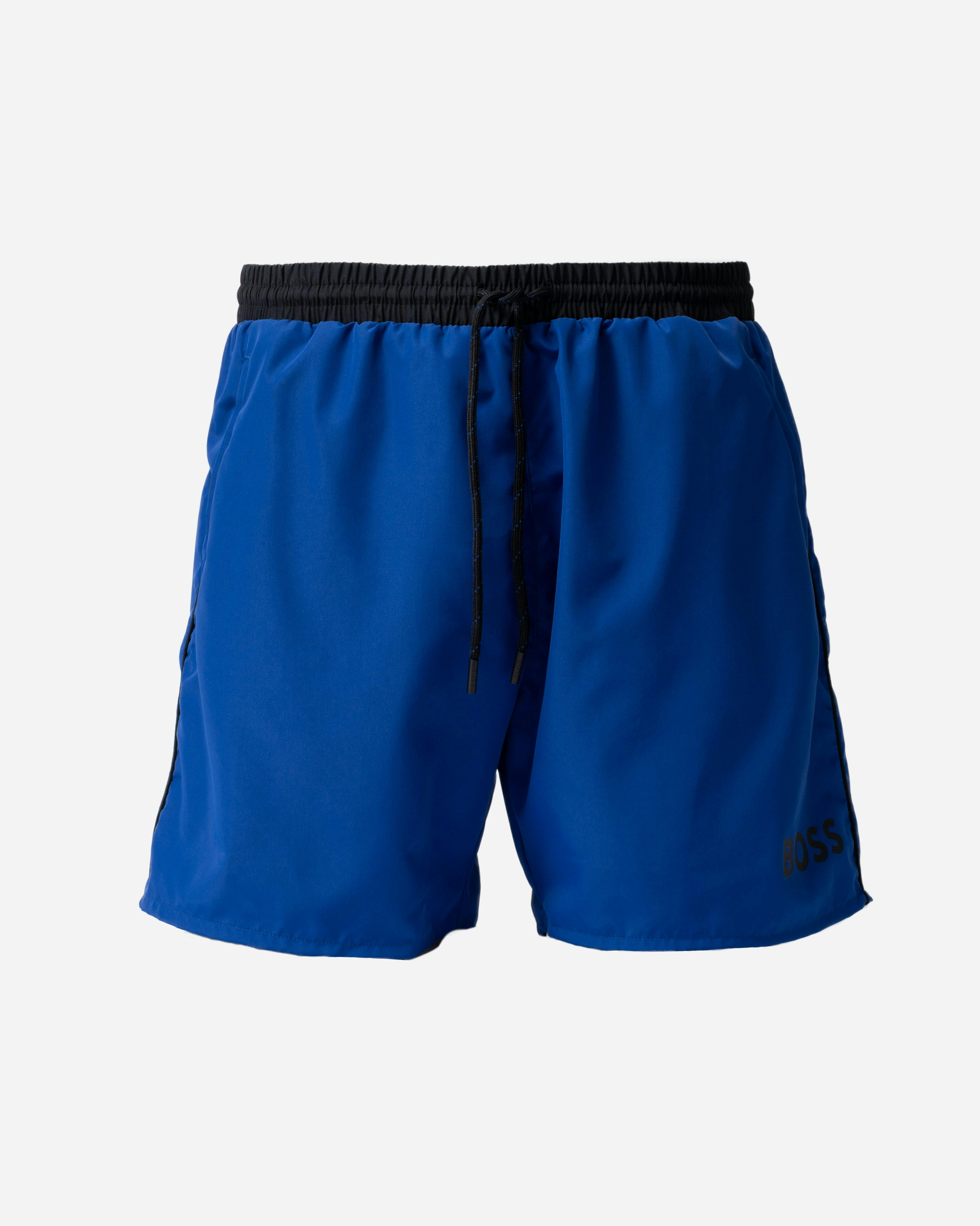 Boss Men's Orange/Blue Starfish Swim Shorts - Medium 427 - Medium 427 - L
