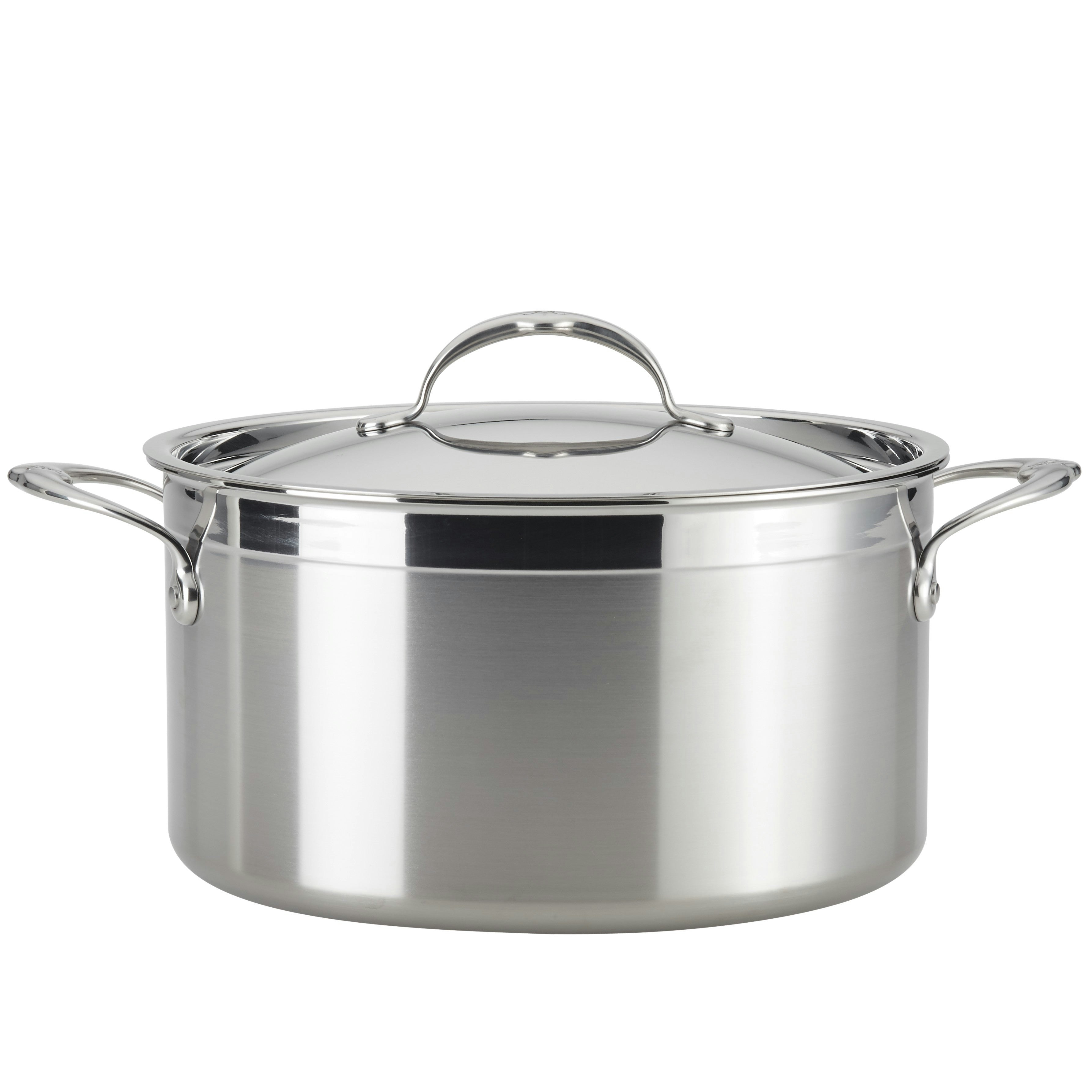 Rackhams Probond Induction Stainless Steel Stockpot & Lid - 26Cm (7.6L)