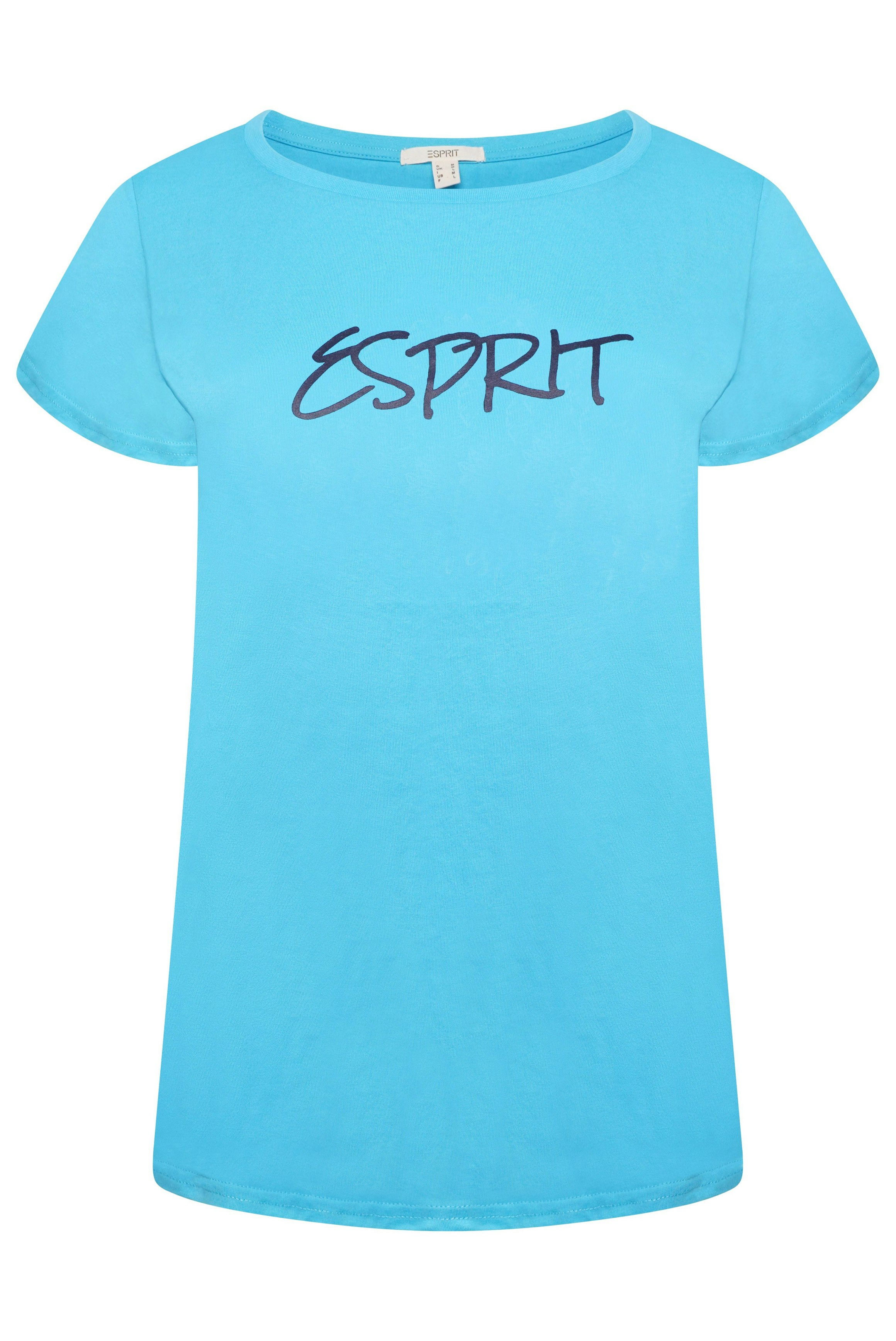 Esprit Women's Blue T-Shirt Pattern 4 - M