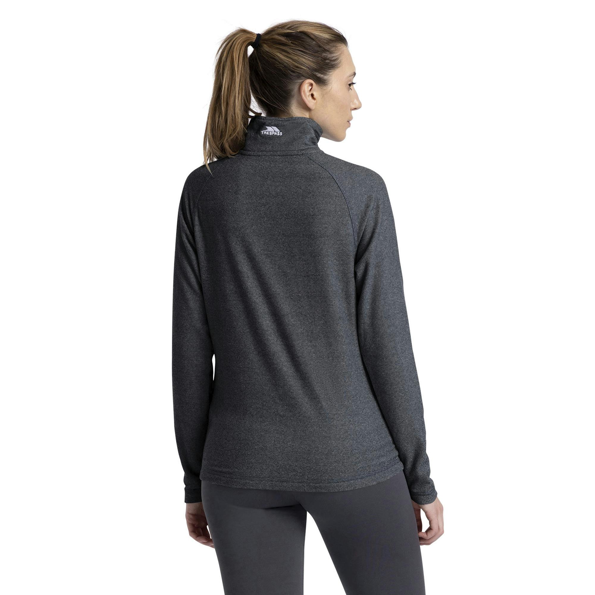 Trespass Women's Charcoal Meadows Fleece In | Size: Medium - Image 3