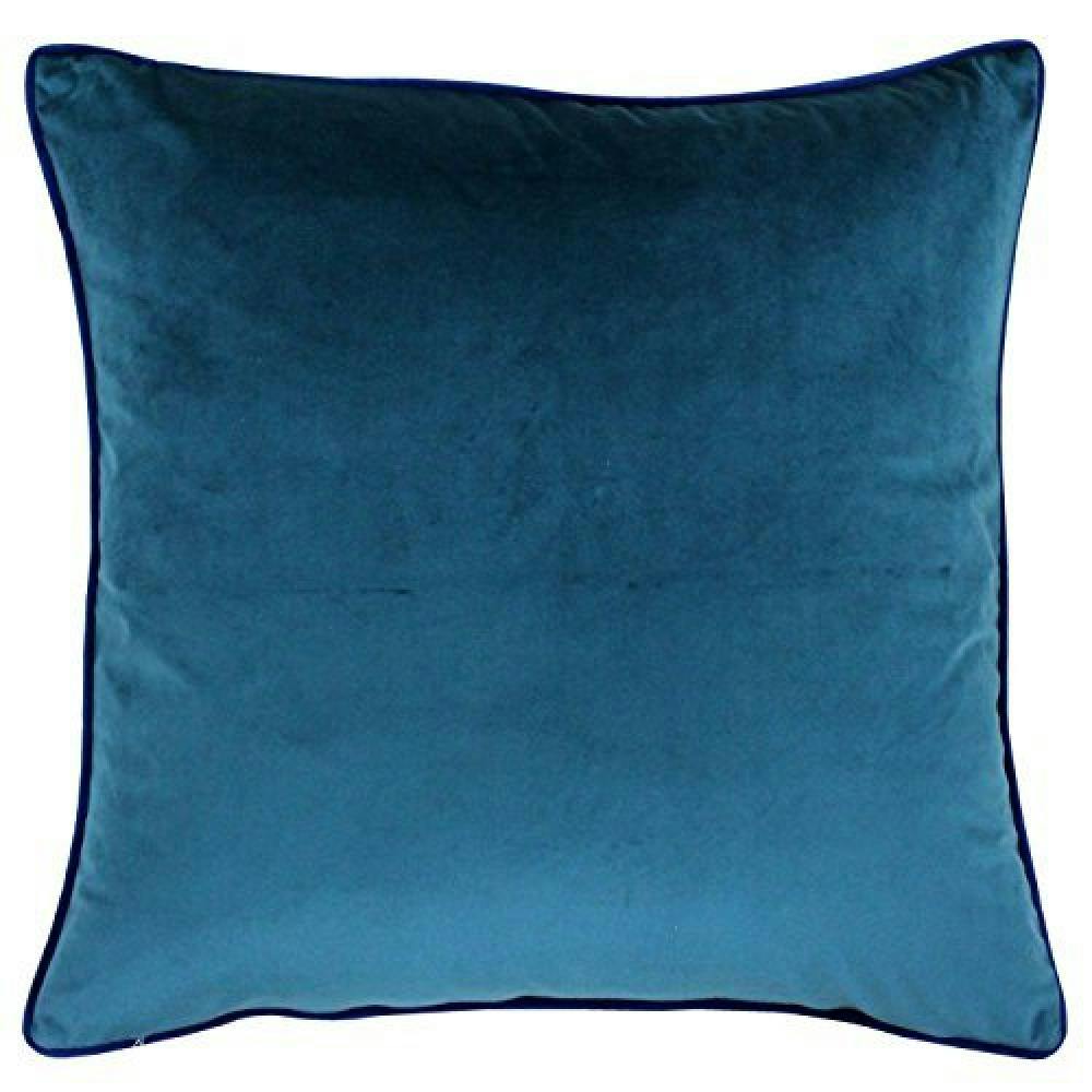 Riva Home Meridian Cushion Cover - Teal/Navy - 55 X 55Cm - Teal/Navy - 100% Polyester