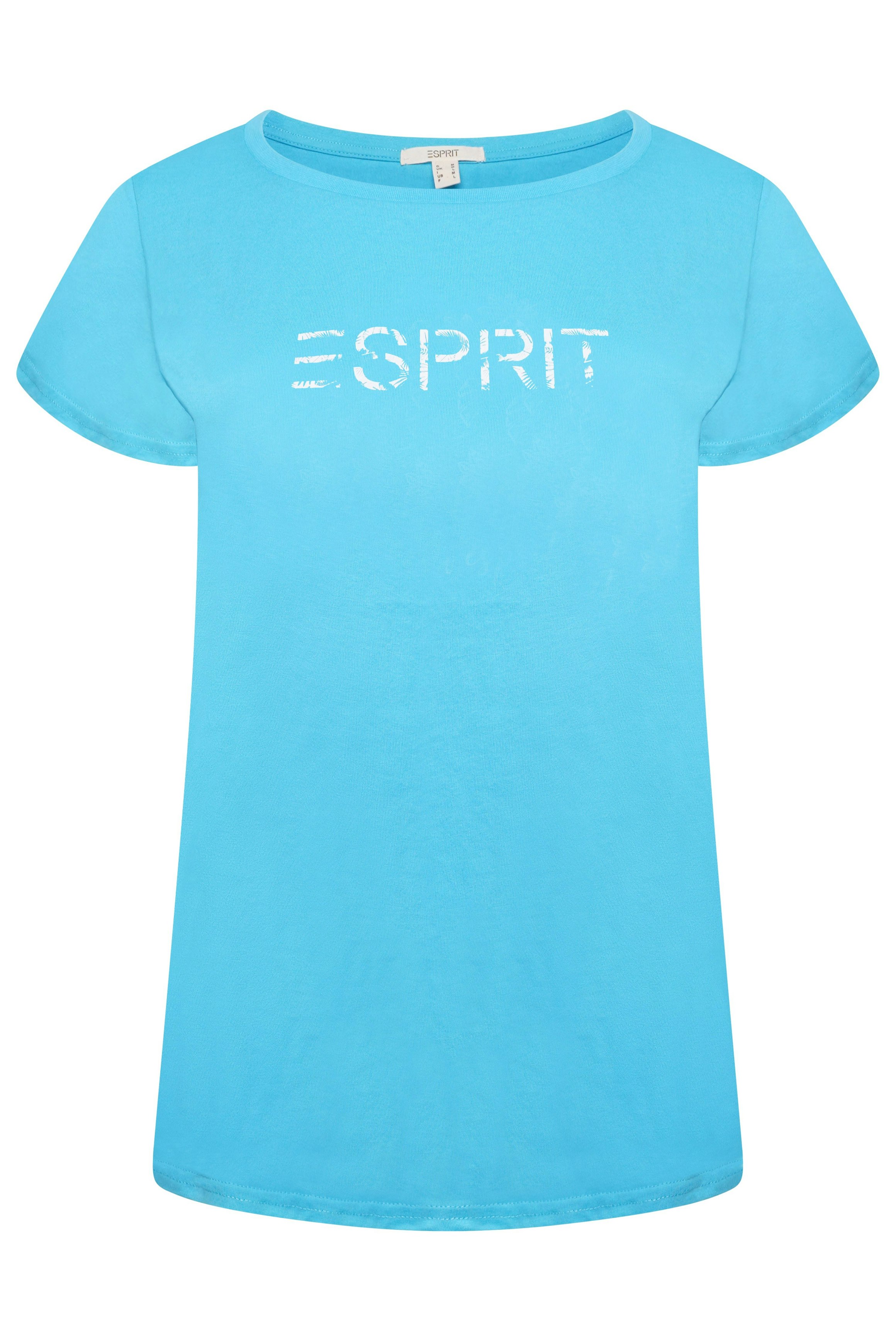 Esprit Women's Blue T-Shirt Pattern 12 - M