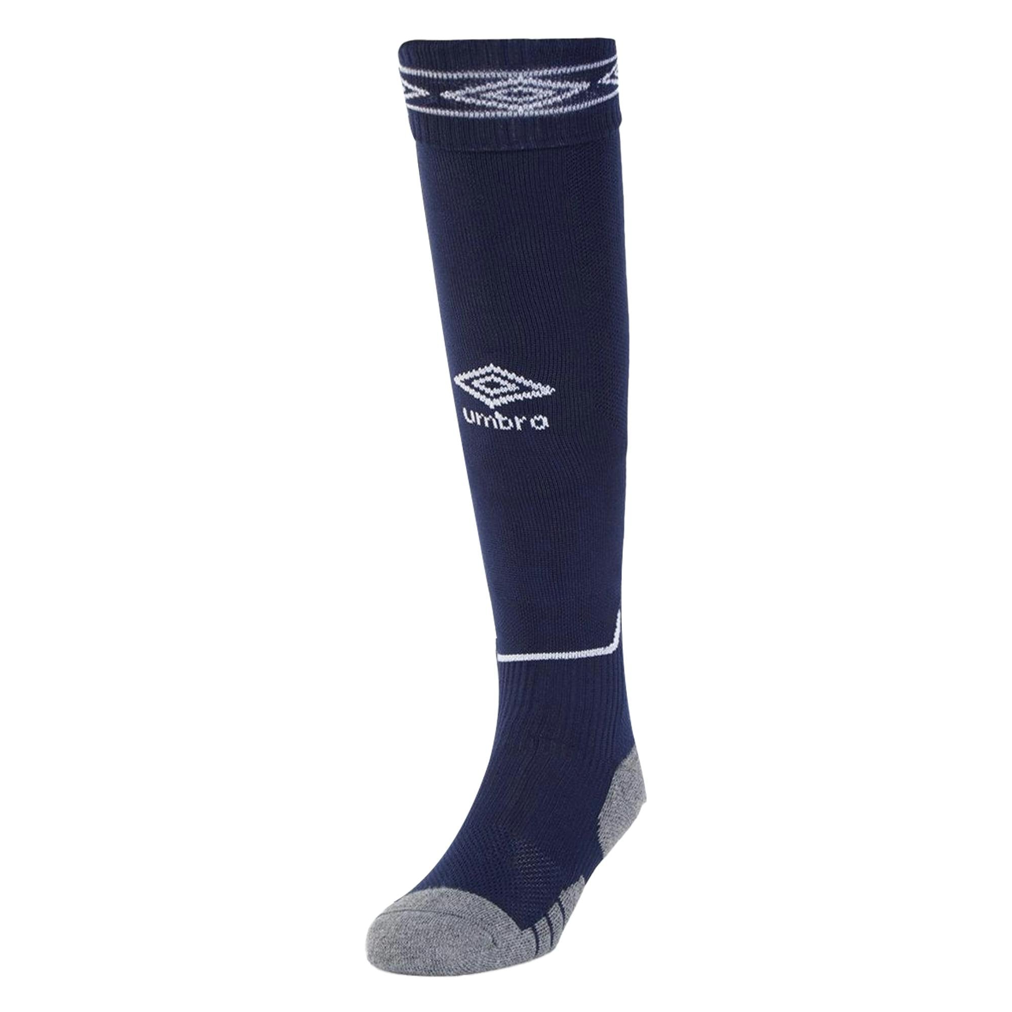 Umbro White Childrens/Kids Diamond Football Socks - Navy/ - 12 Uk Child-2 Uk - Navy/ - 75% Polyamide/20% Cotton/5% Elastane