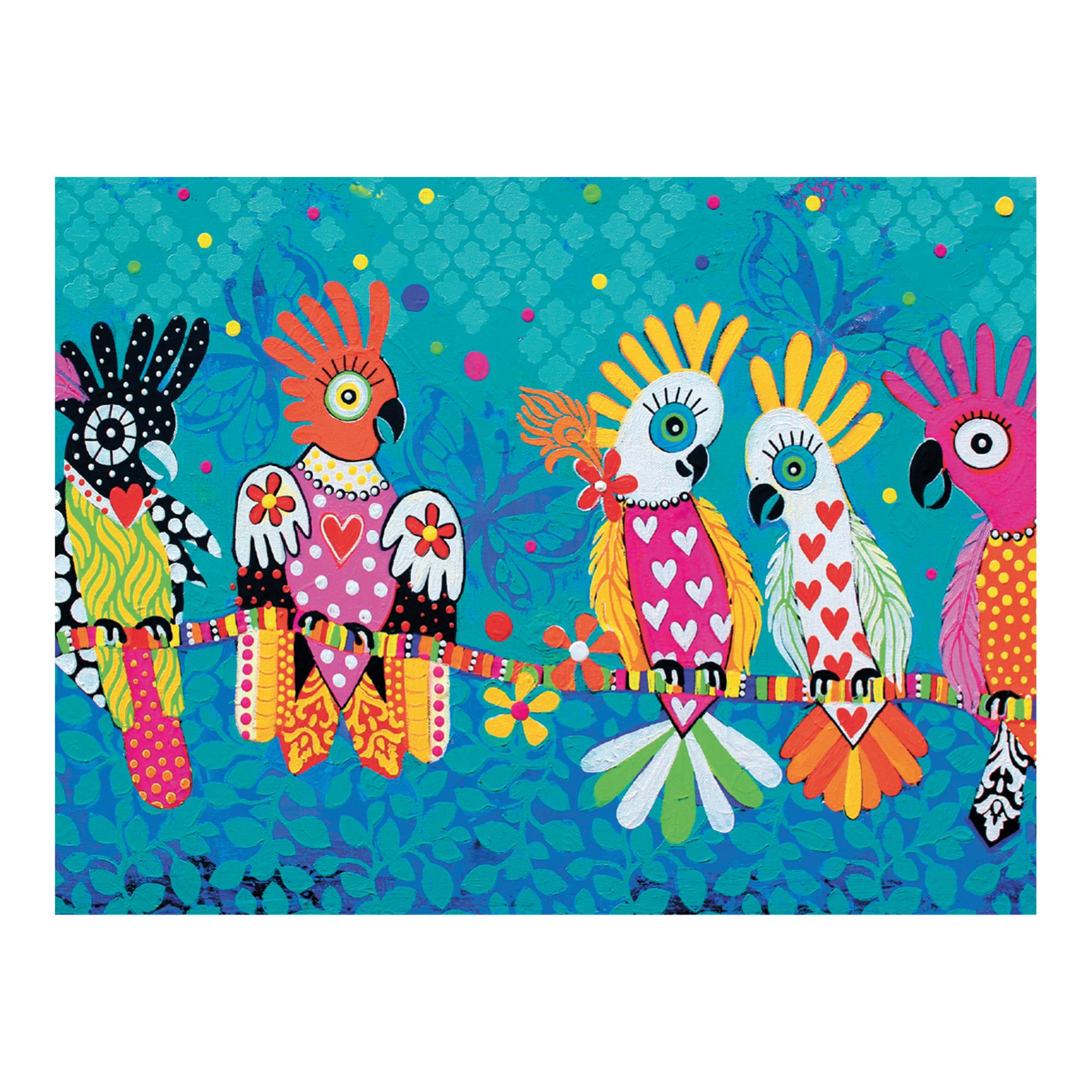 B&Q - Love Hearts Chatter Tea Towel - Image 2