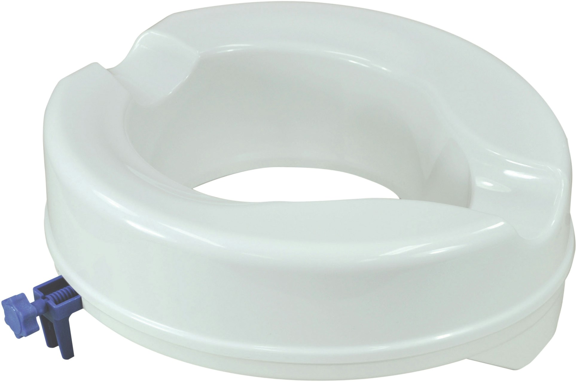 Aidapt Senator Plastic Raised Toilet Seat 4 Inch No Lid
