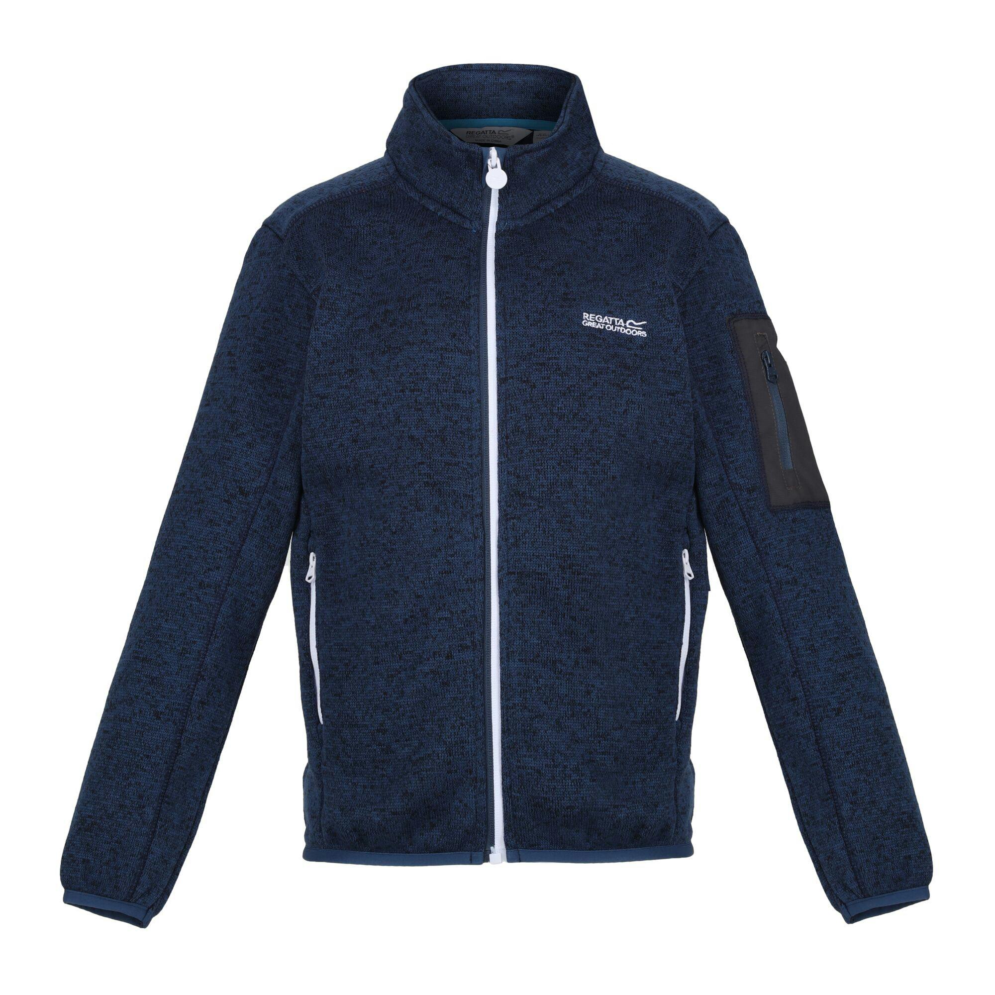 Regatta Blue Kids Newhill Fleece Jacket - Wing - 9-10 Years - Wing - 100% Polyester