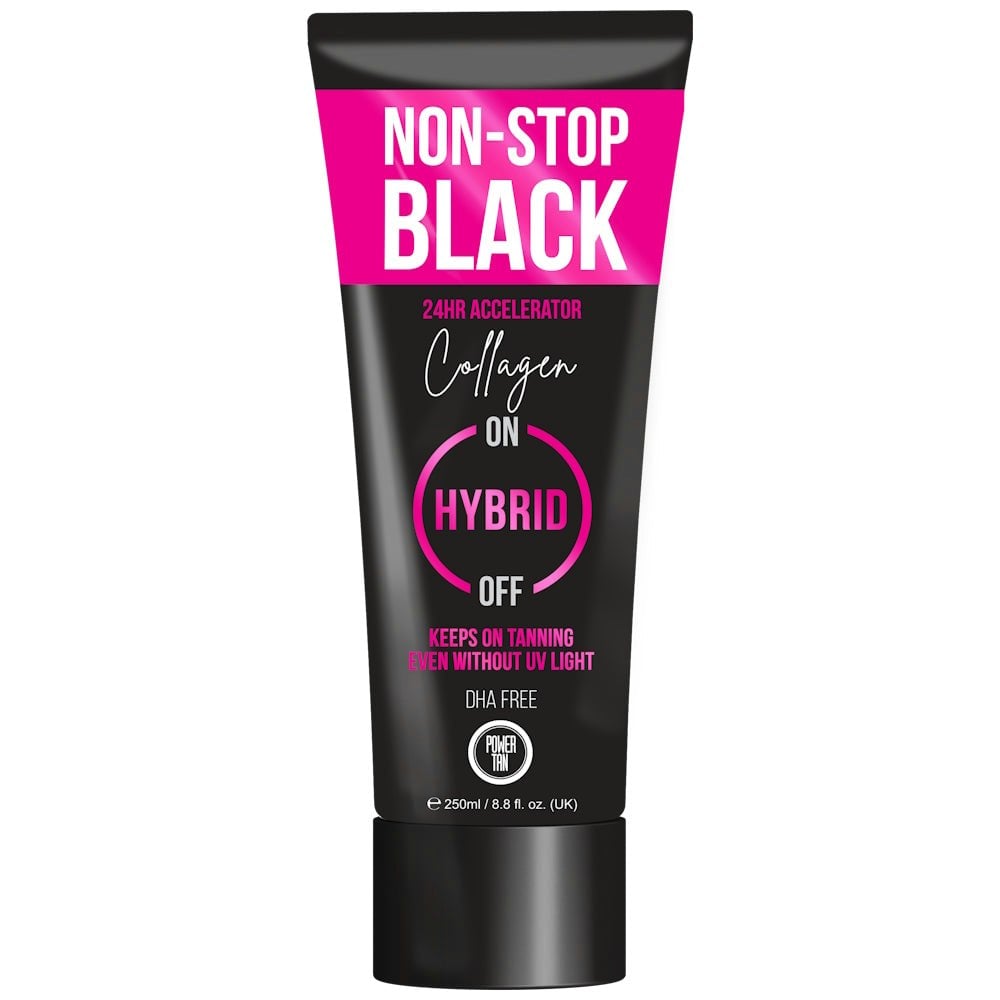 Power Tan Black Non-Stop Hybrid Collagen - Bottle