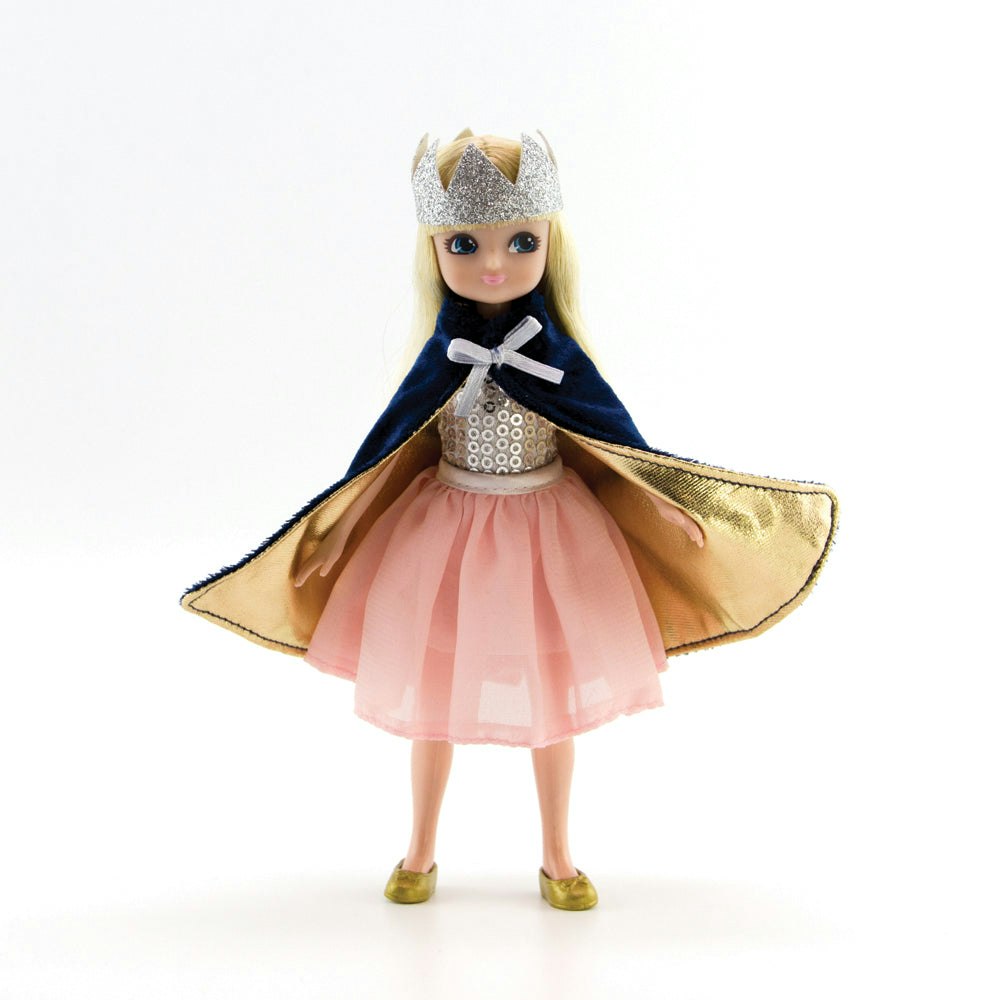 Lottie Doll Blue/Pink/Silver Lottie Dolls Queen Of The Castle Doll