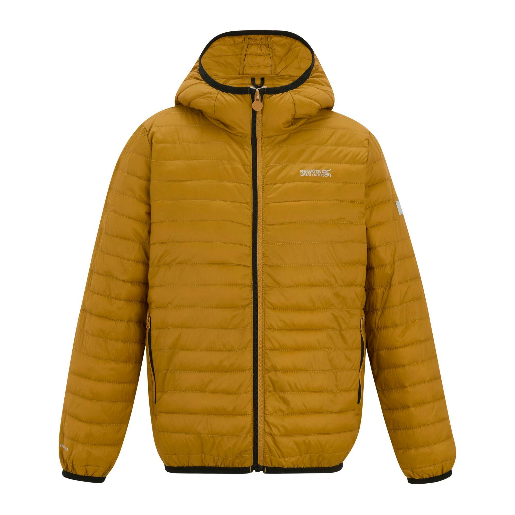 Regatta Brown Kids Hillpack Hooded Jacket - Wood - 13 Years - Wood - 100% Polyamide