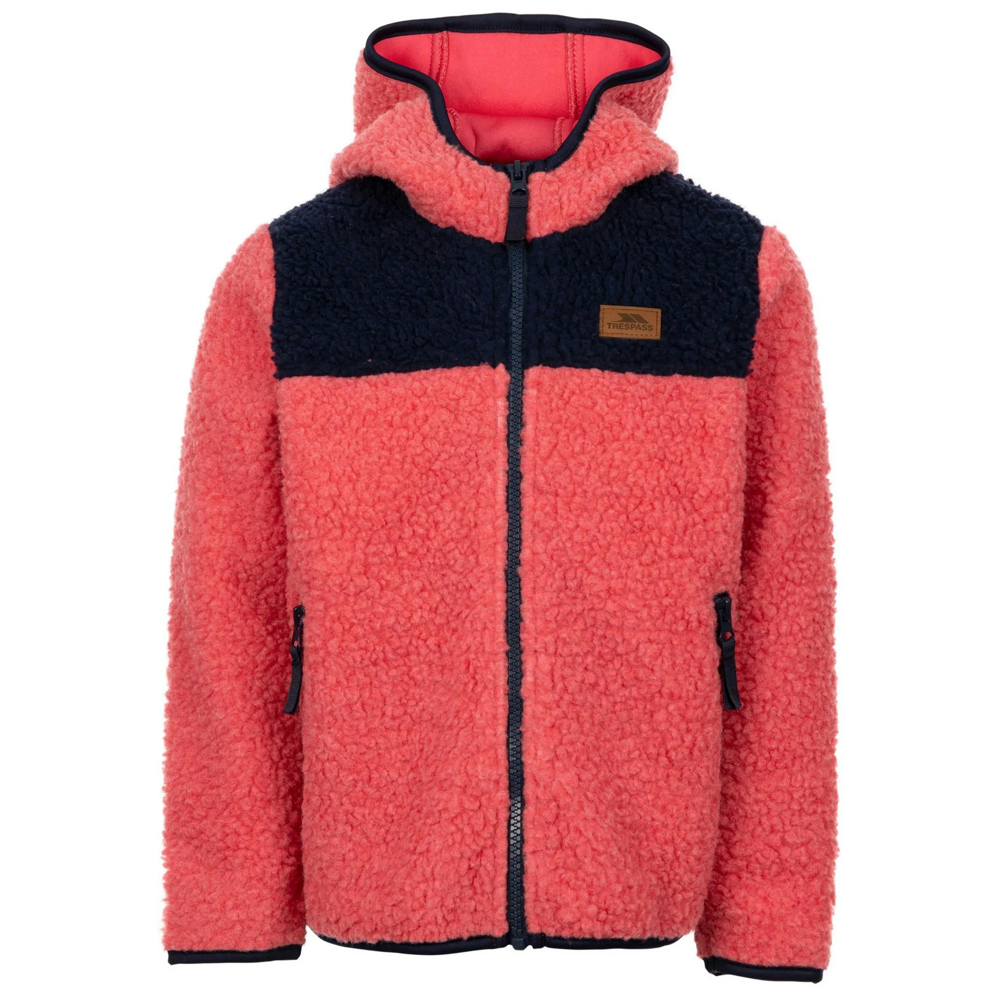 Trespass Childrens/Kids Lindenn Fleece Jacket - Strawberry - Strawberry - Size 9-10 Years