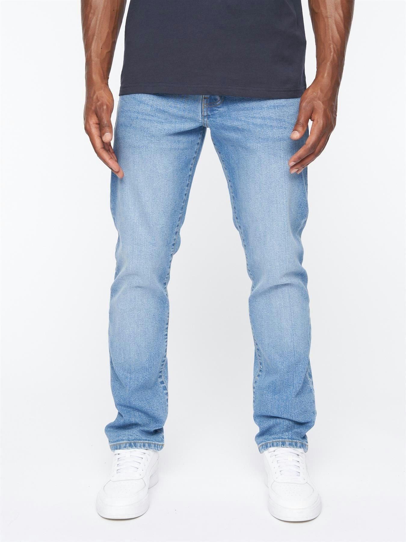 Crosshatch Men's Light Princed Denim Jeans Wash - W38 L32