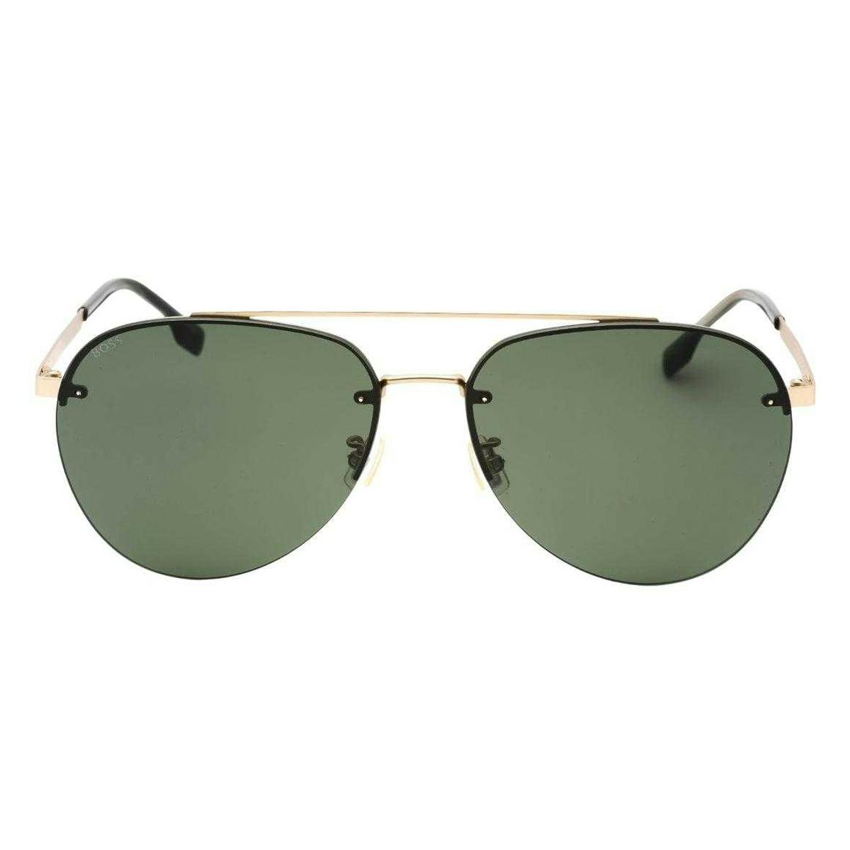 Hugo Boss Men's Gold Matte Sunglasses - One Size - 100% Mixed